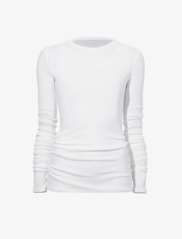 Roger Layered Top in Gauzy Jersey made by Proenza Schouler