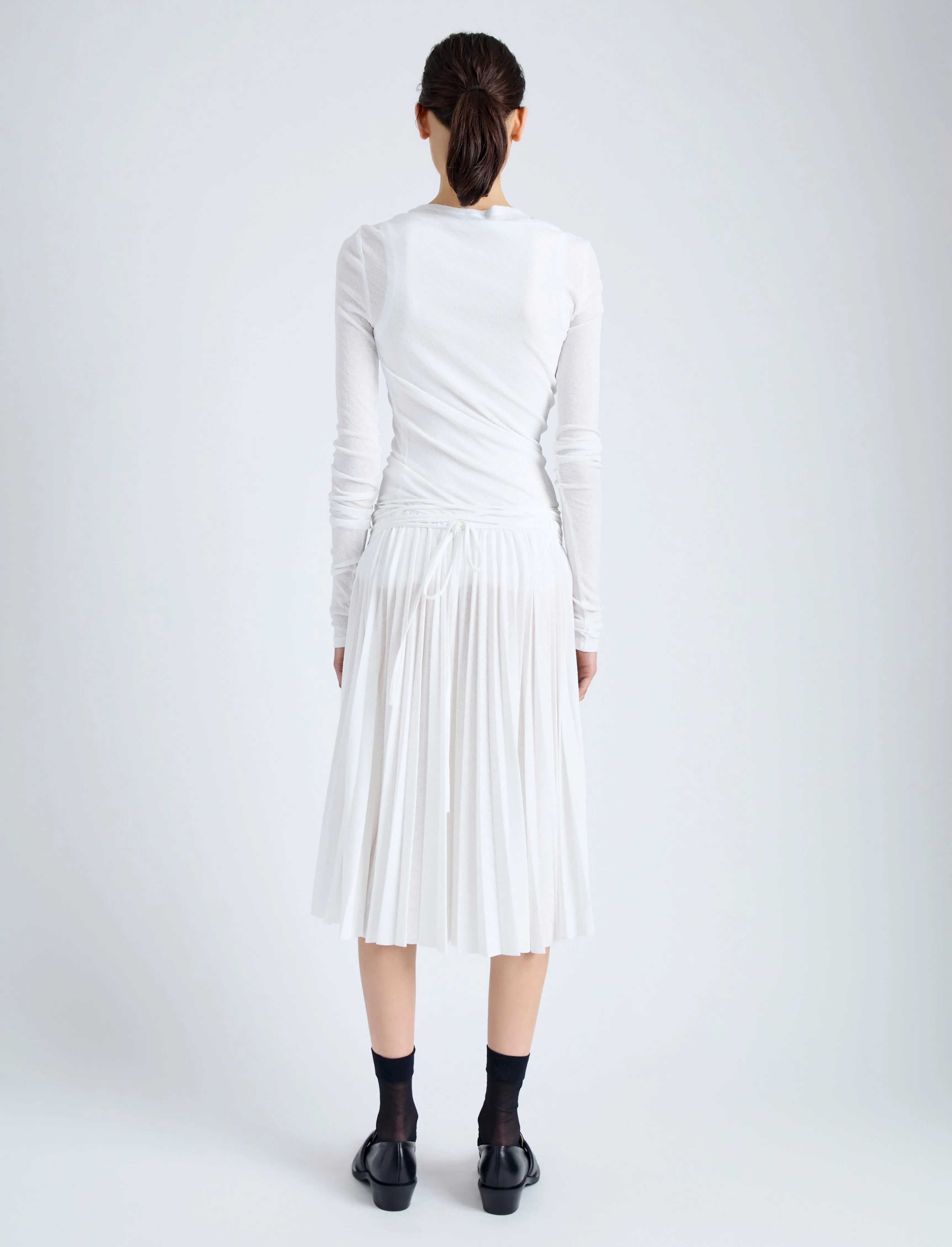 Roger Layered Top in Gauzy Jersey sold by Proenza Schouler product image thumbnail 5