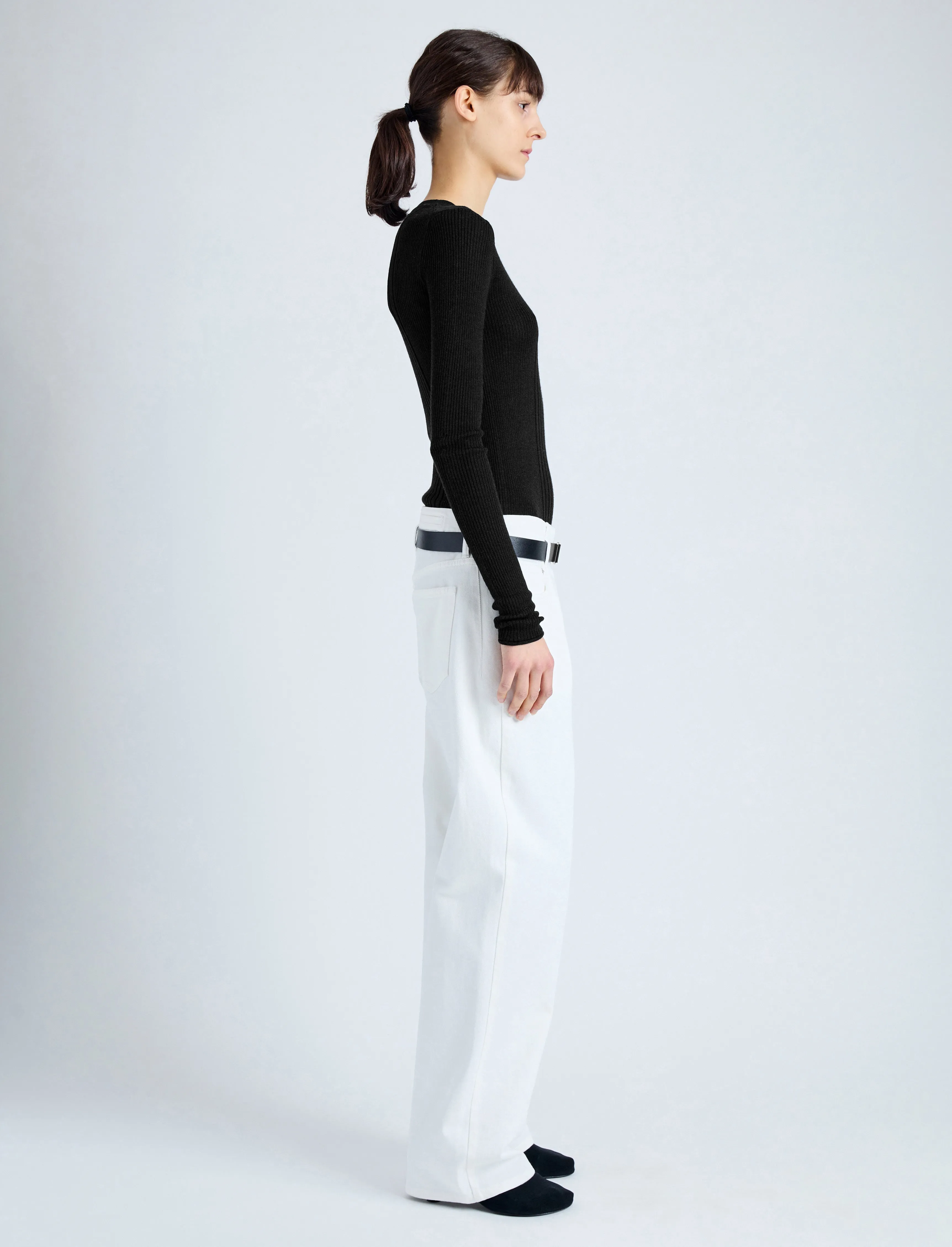 Cassidy Sweater in Superfine Merino Silk sold by Proenza Schouler product image thumbnail 4