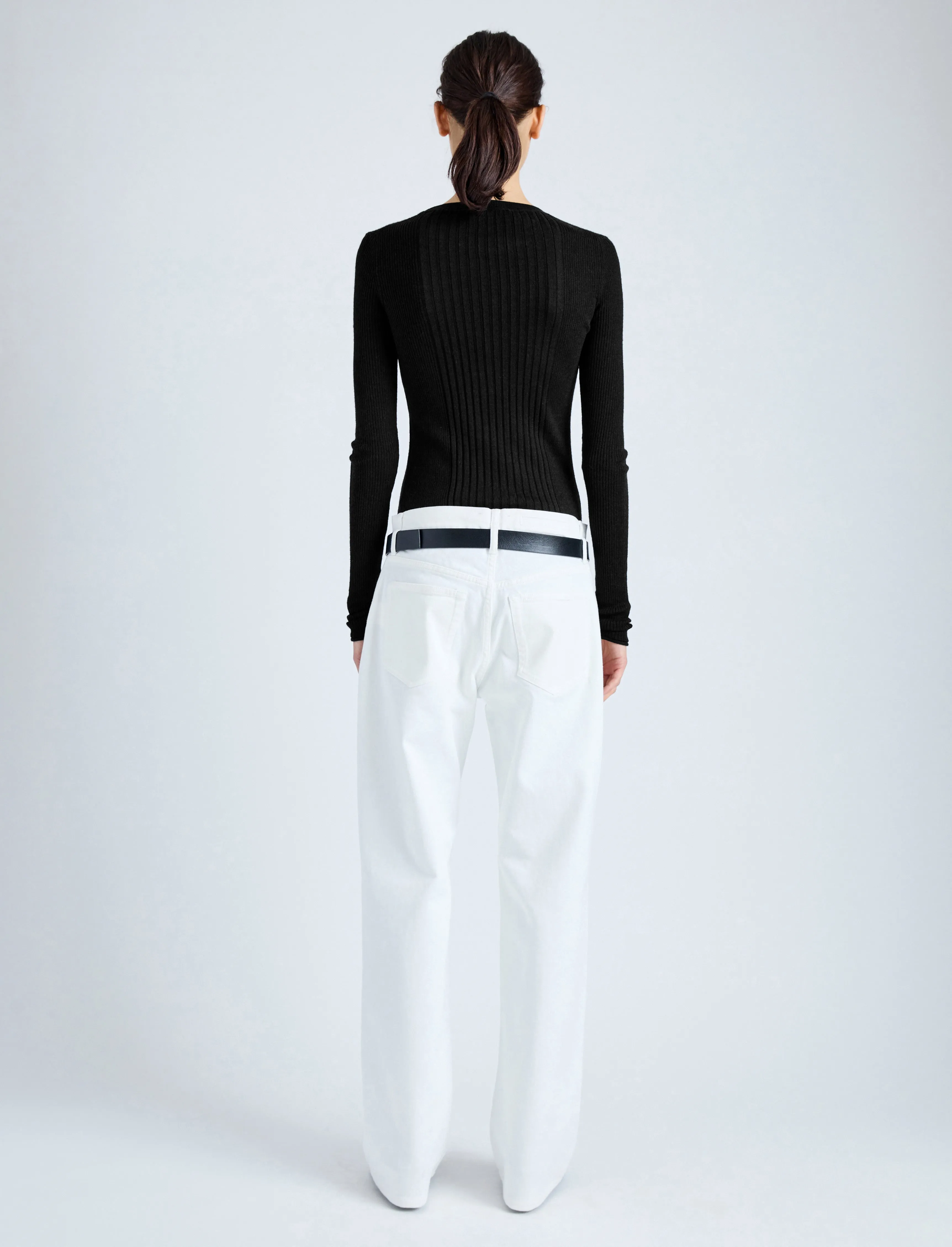 Cassidy Sweater in Superfine Merino Silk sold by Proenza Schouler product image thumbnail 5