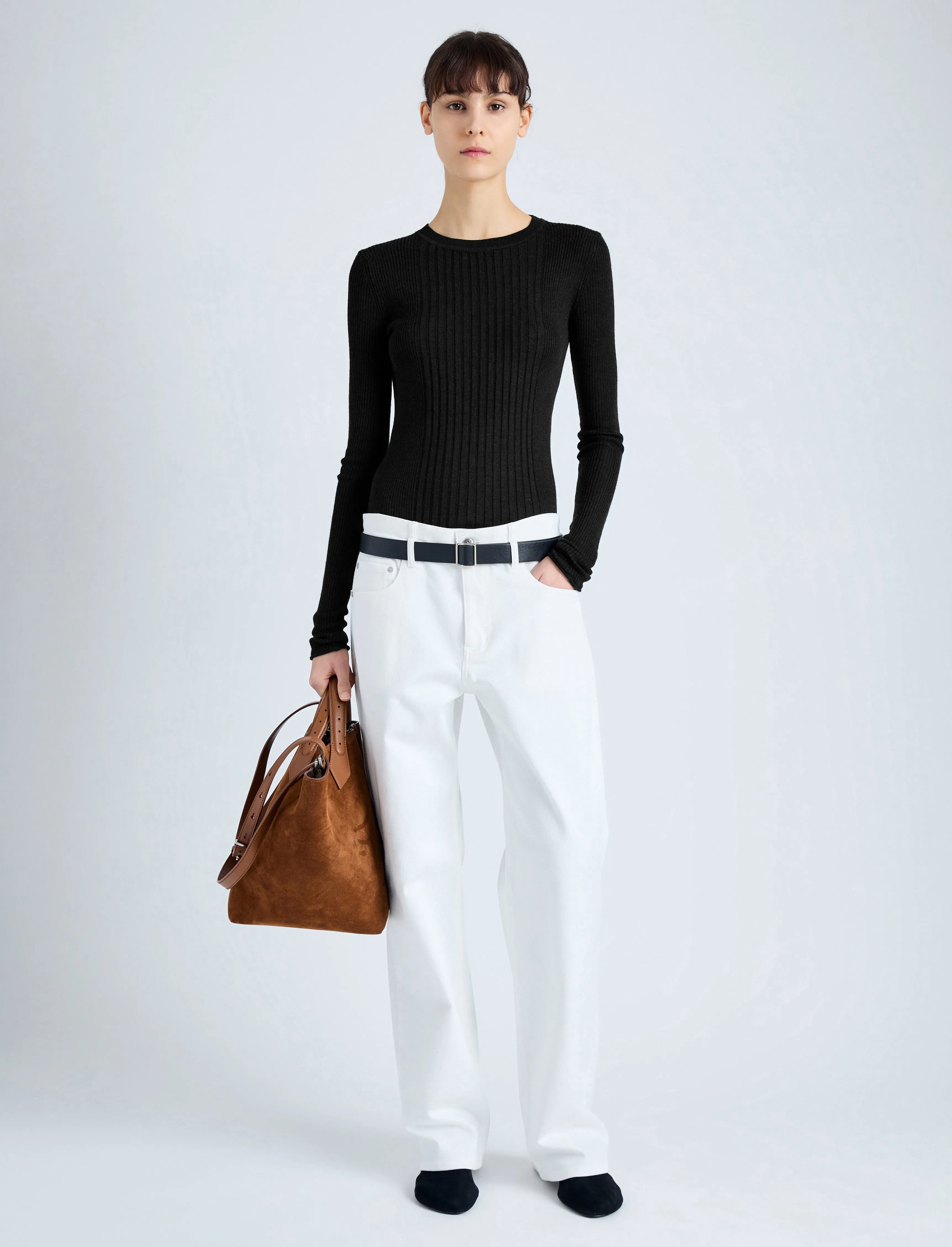 Cassidy Sweater in Superfine Merino Silk sold by Proenza Schouler product image thumbnail 3