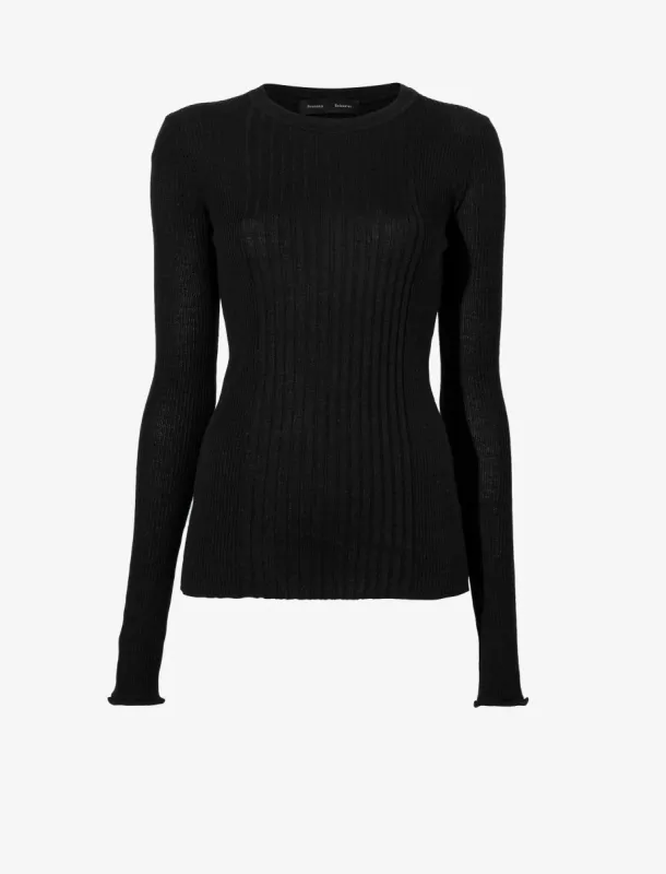 Cassidy Sweater in Superfine Merino Silk made by Proenza Schouler