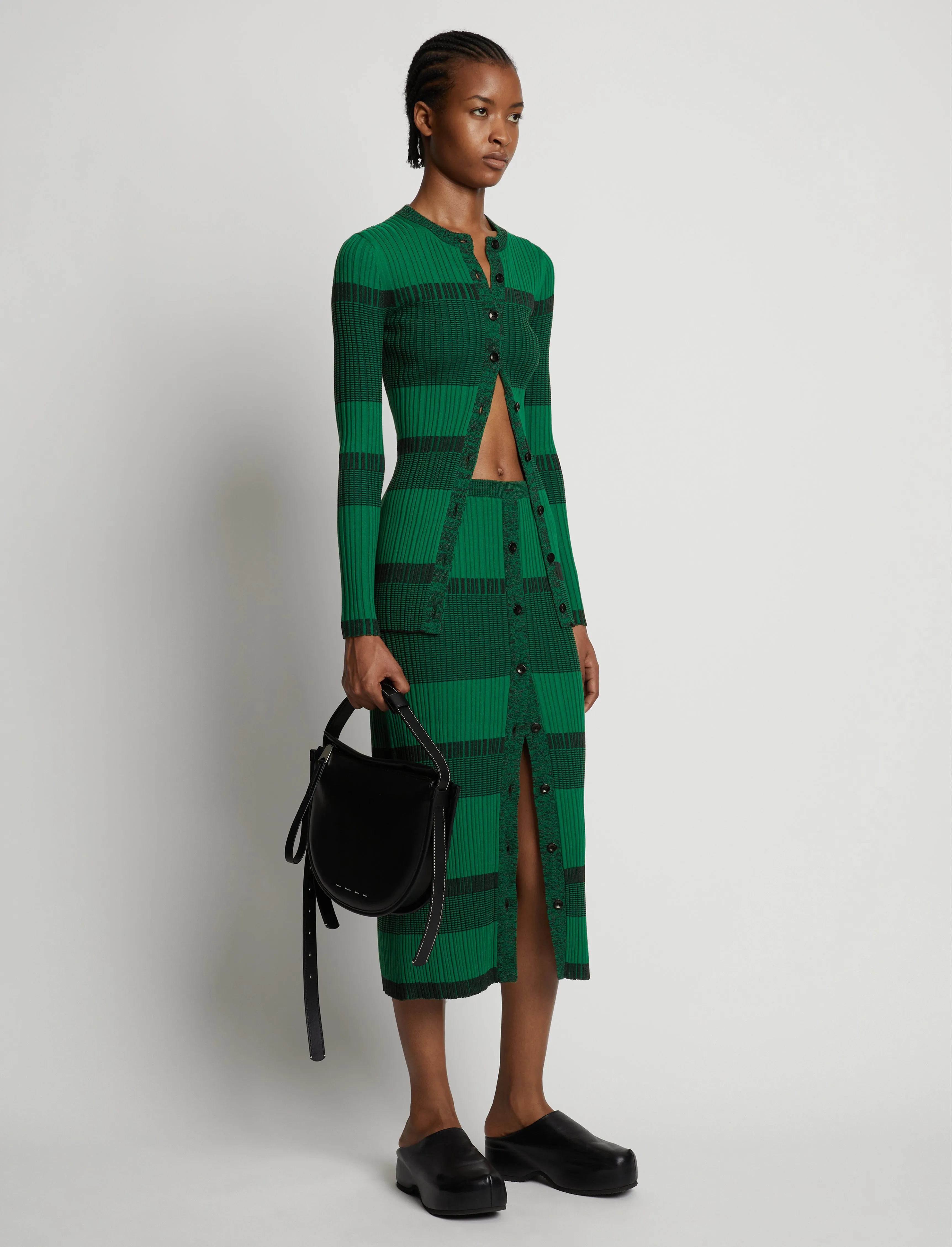 Mini Stripe Cardigan sold by Proenza Schouler product image thumbnail 3