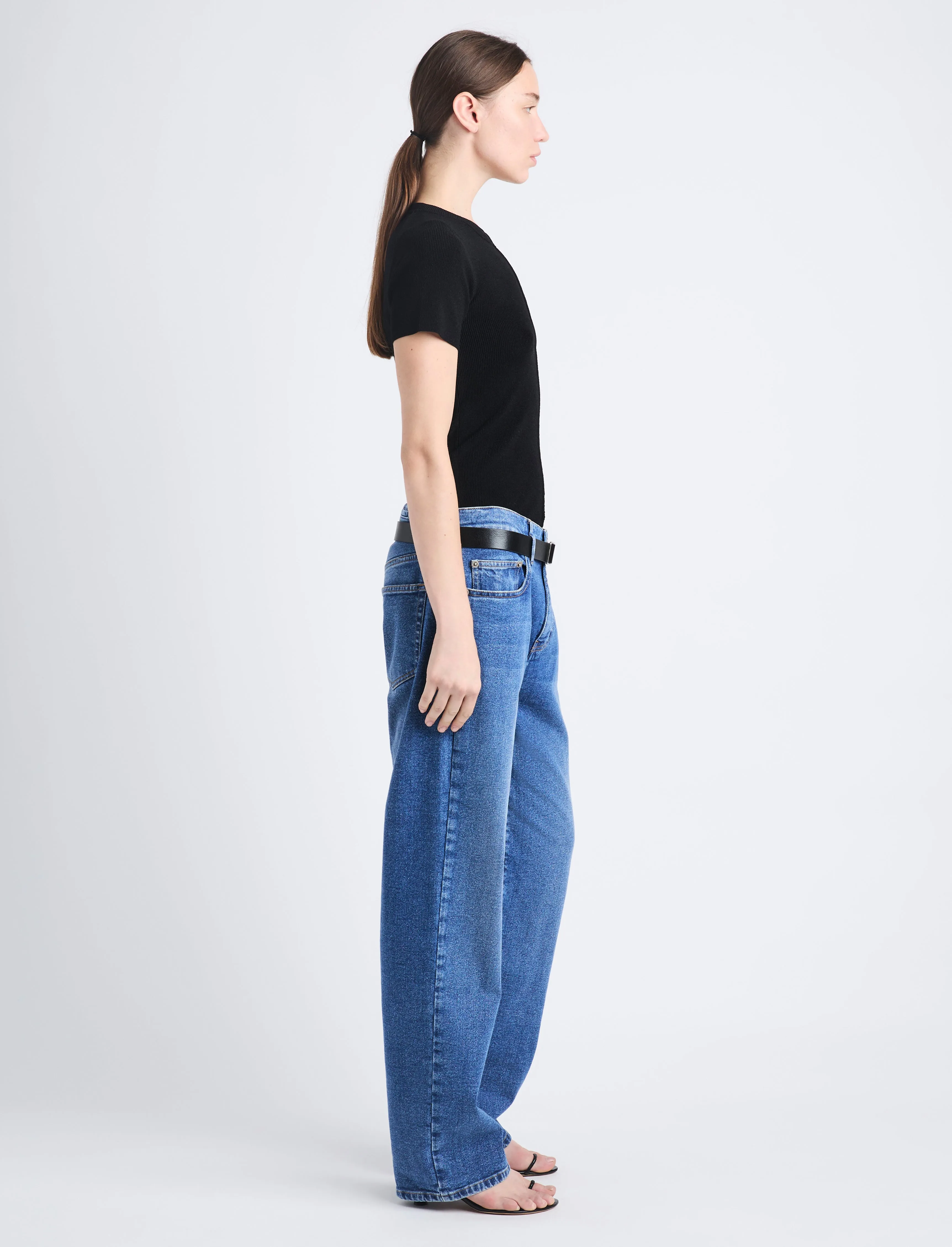 Sky Top in Matte Viscose Rib sold by Proenza Schouler product image thumbnail 4