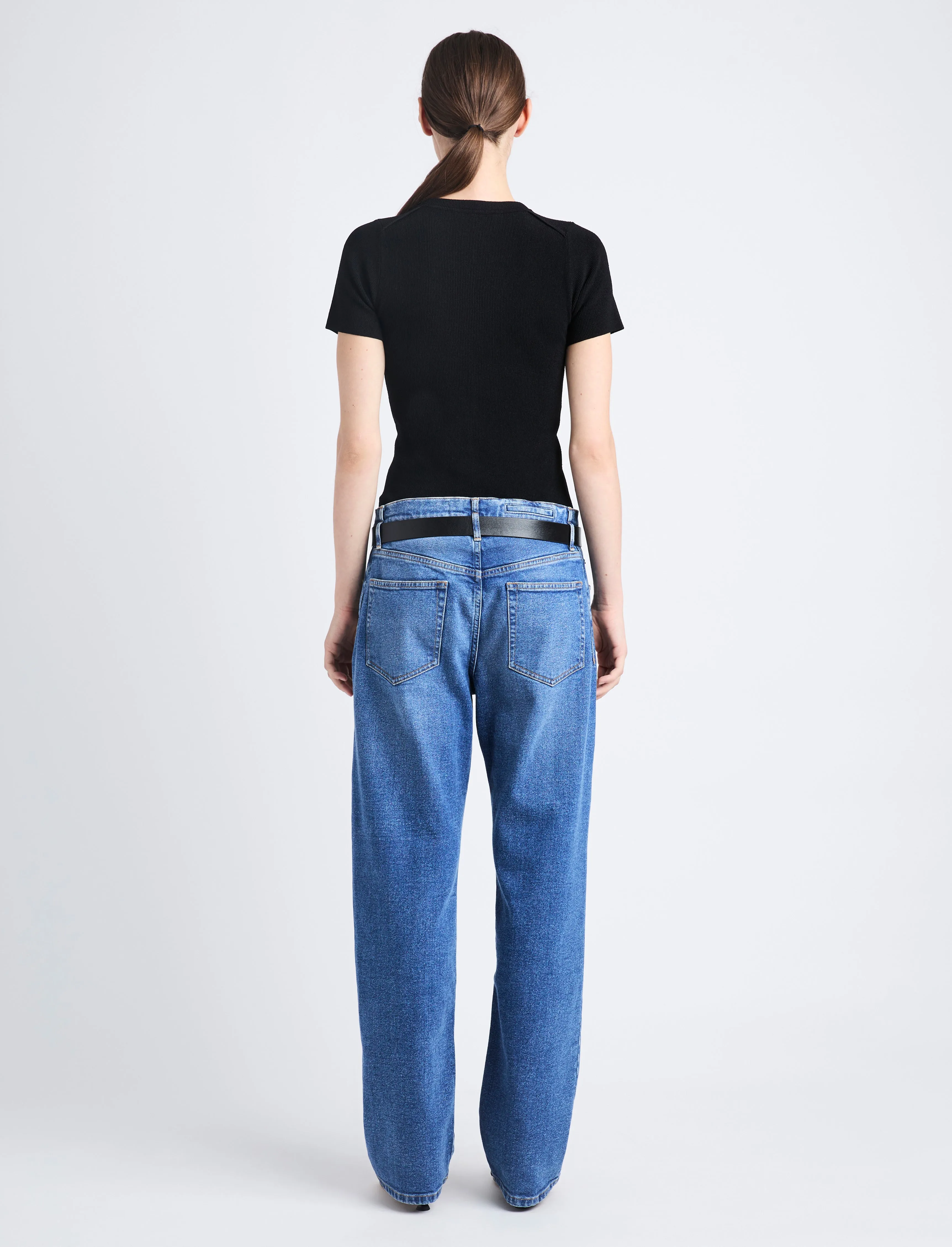 Sky Top in Matte Viscose Rib sold by Proenza Schouler product image thumbnail 5