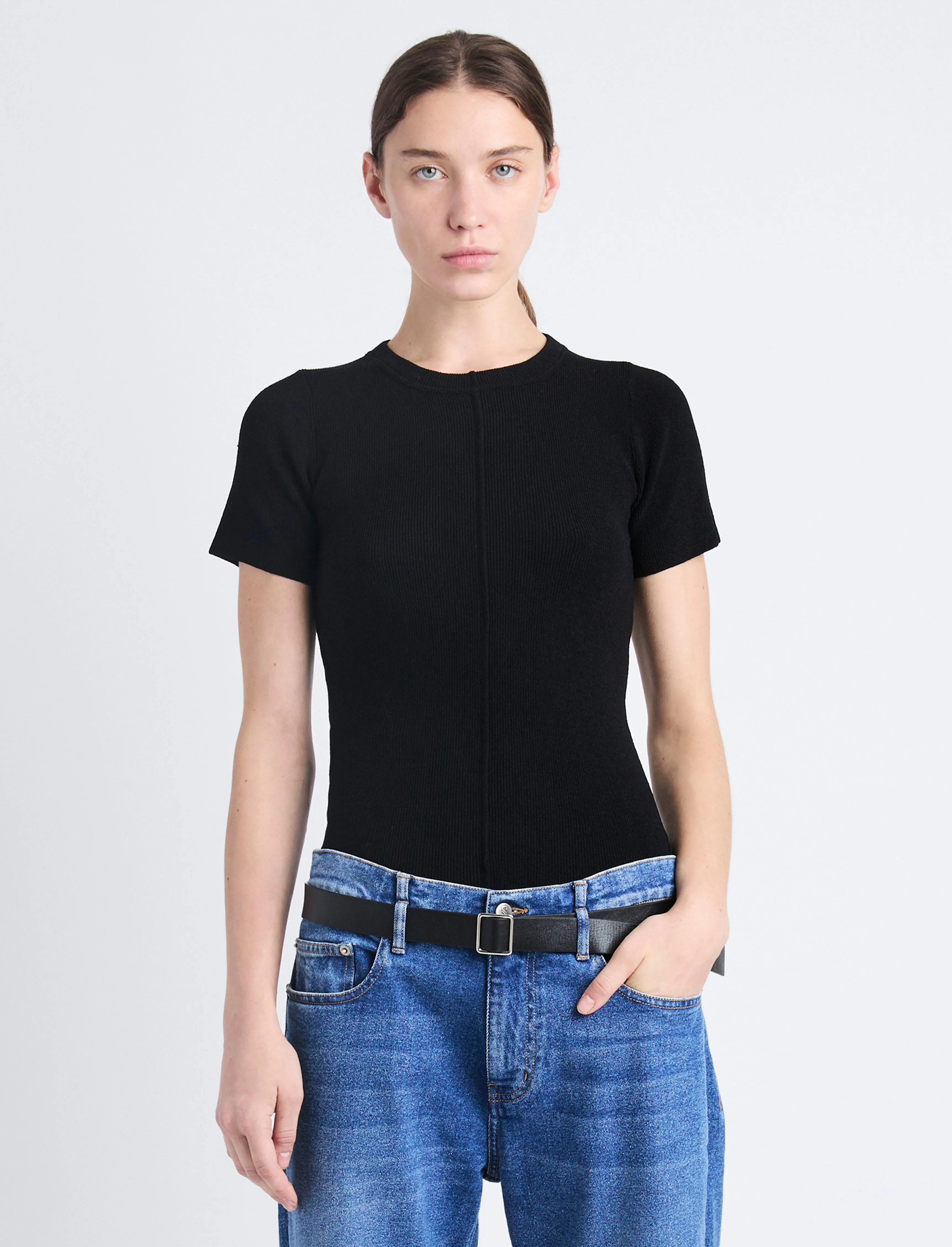 Sky Top in Matte Viscose Rib sold by Proenza Schouler product image thumbnail 2