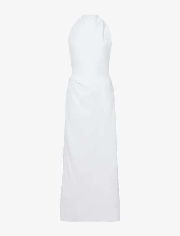 Selena Twist Back Dress in Matte Double Crepe made by Proenza Schouler