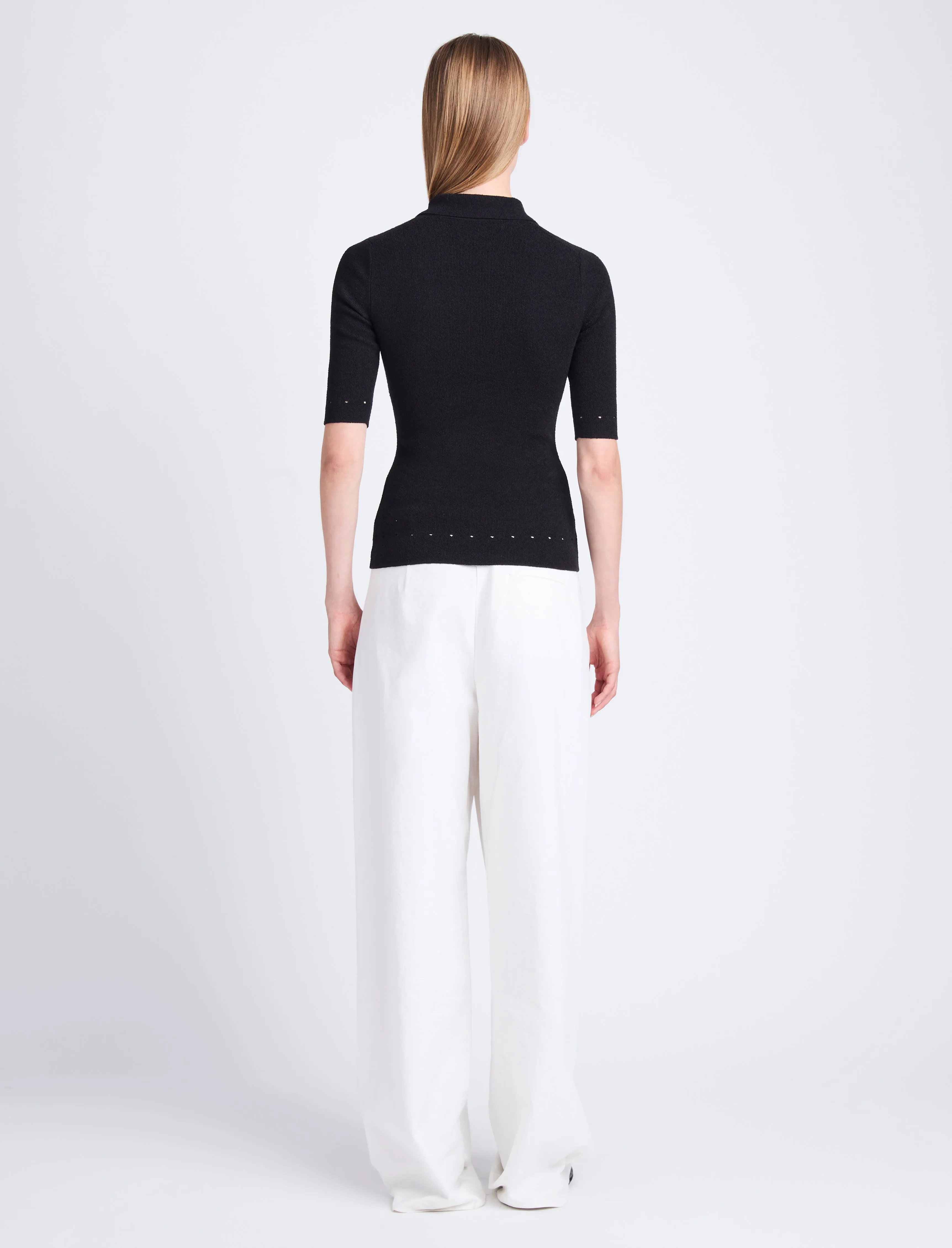 Helena Pant in Solid Crinkle Cotton sold by Proenza Schouler product image thumbnail 4