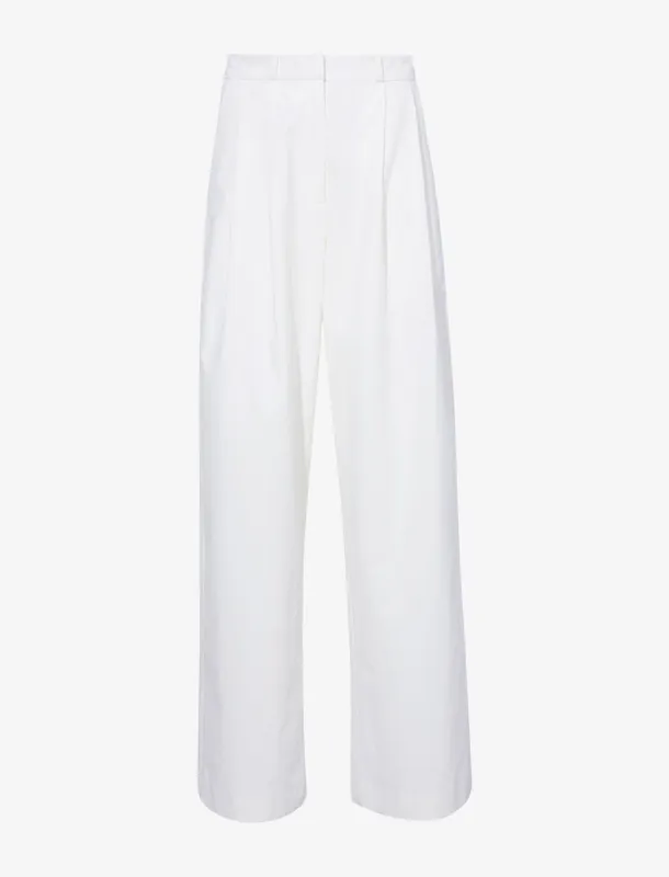 Helena Pant in Solid Crinkle Cotton made by Proenza Schouler