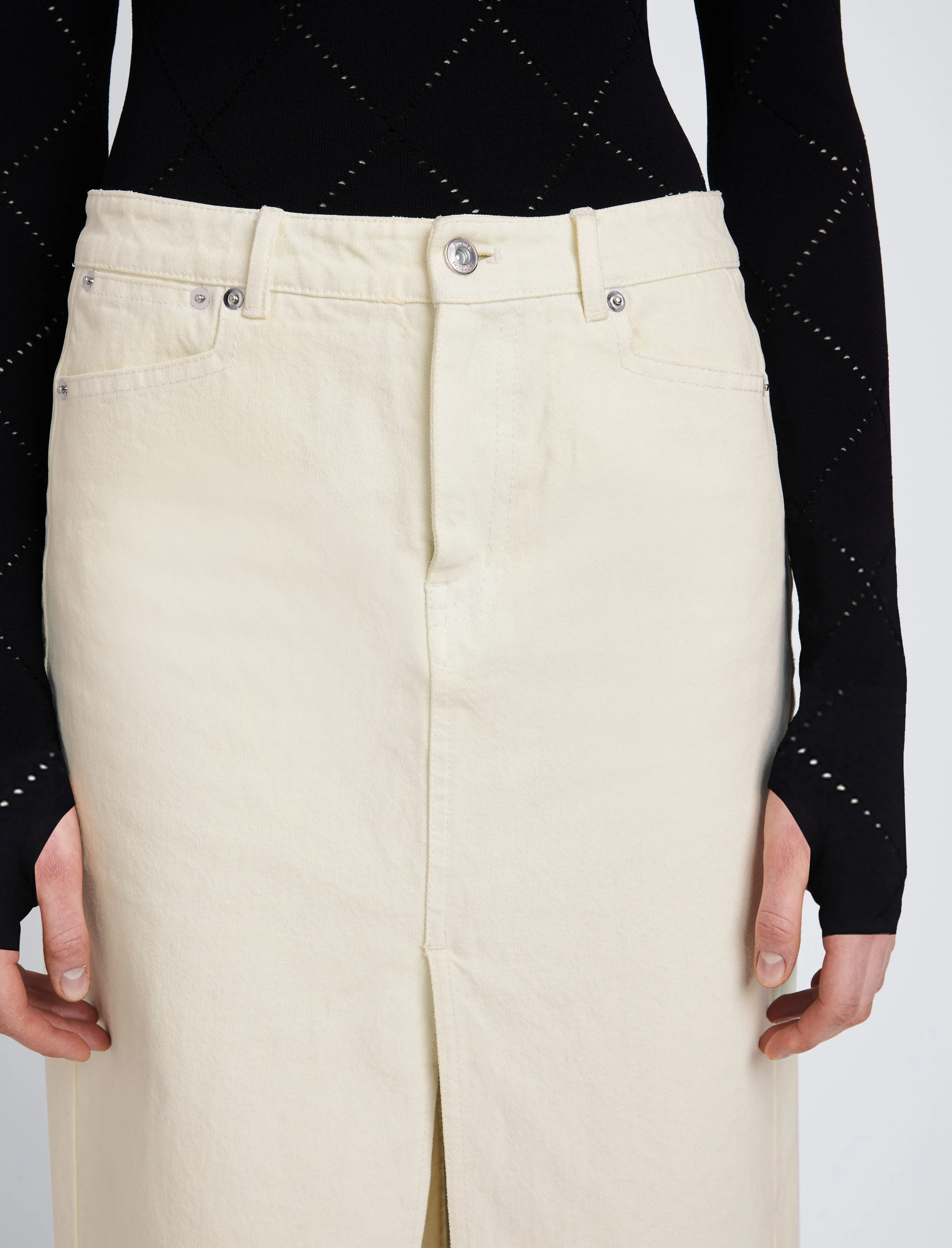 Sloan Denim Skirt sold by Proenza Schouler product image thumbnail 5
