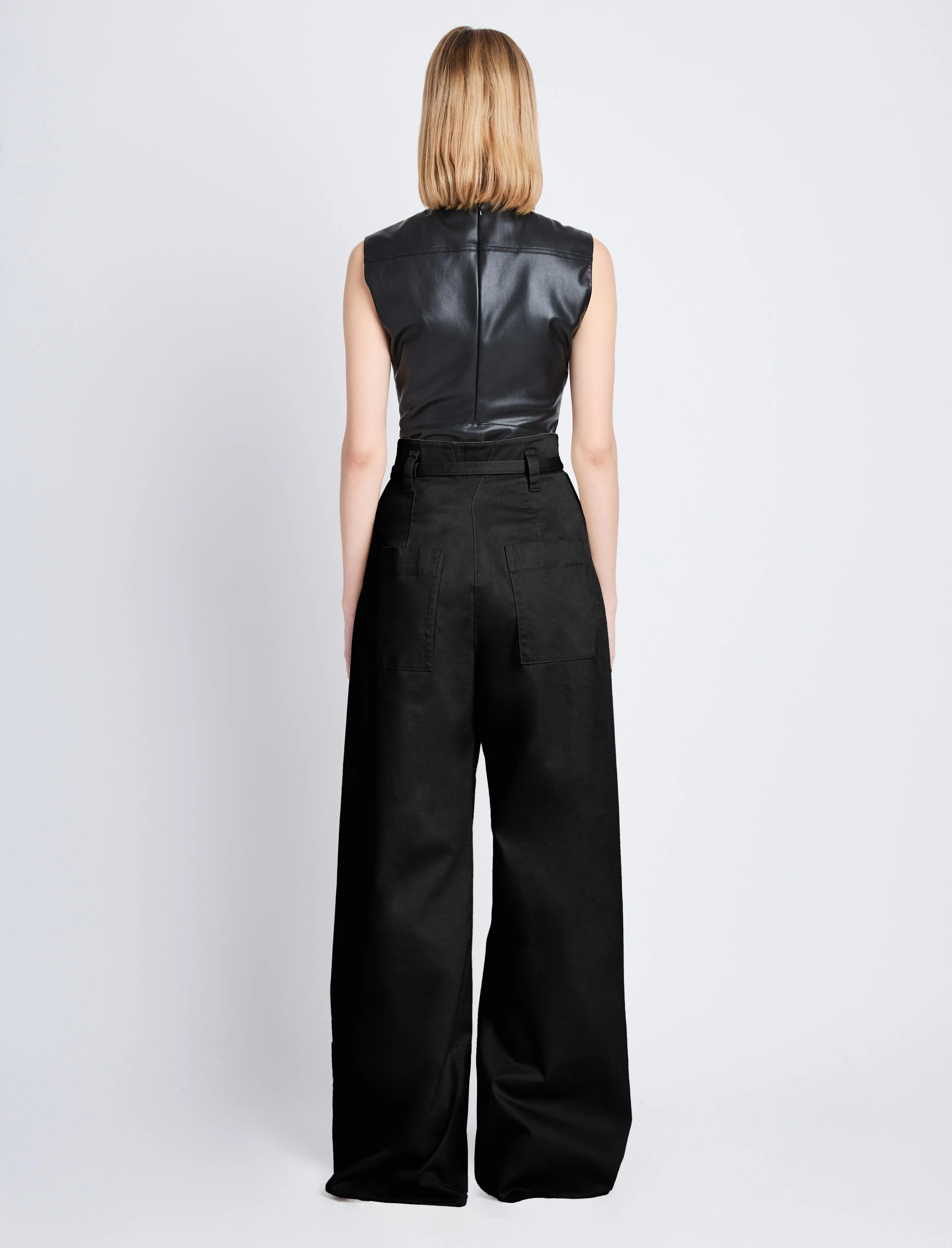Raver Pant in Soft Cotton Twill sold by Proenza Schouler product image thumbnail 4