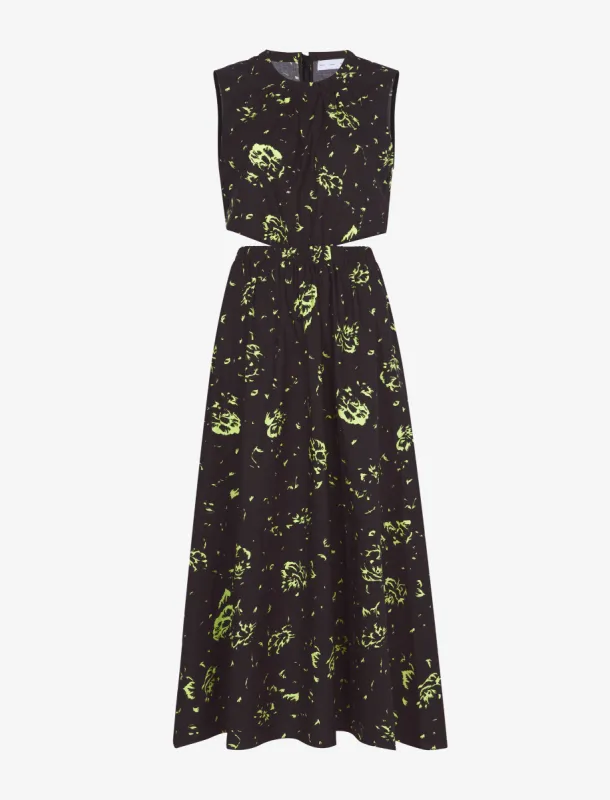 Poplin Cut Out Midi Dress sold by Proenza Schouler