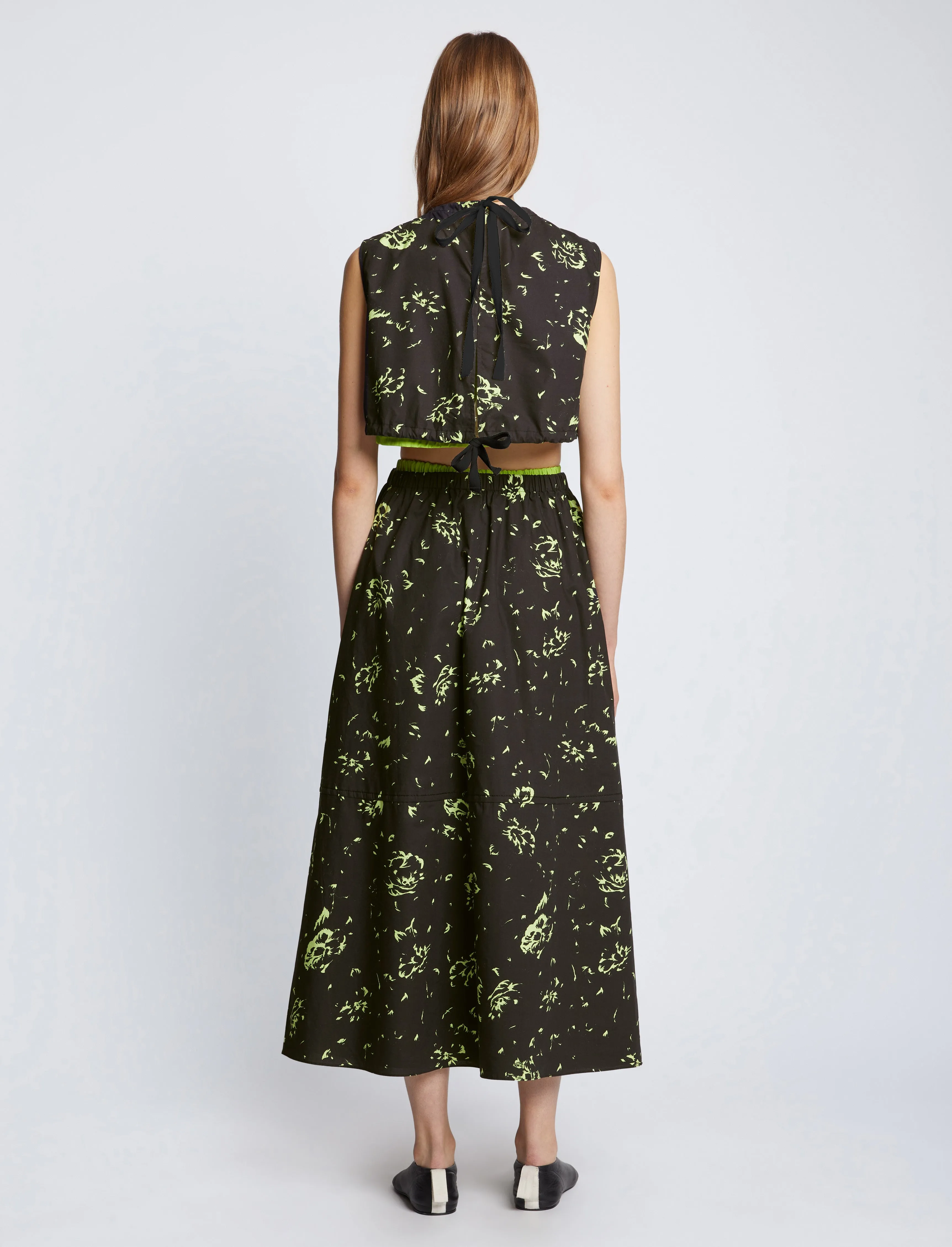 Poplin Cut Out Midi Dress sold by Proenza Schouler product image thumbnail 4
