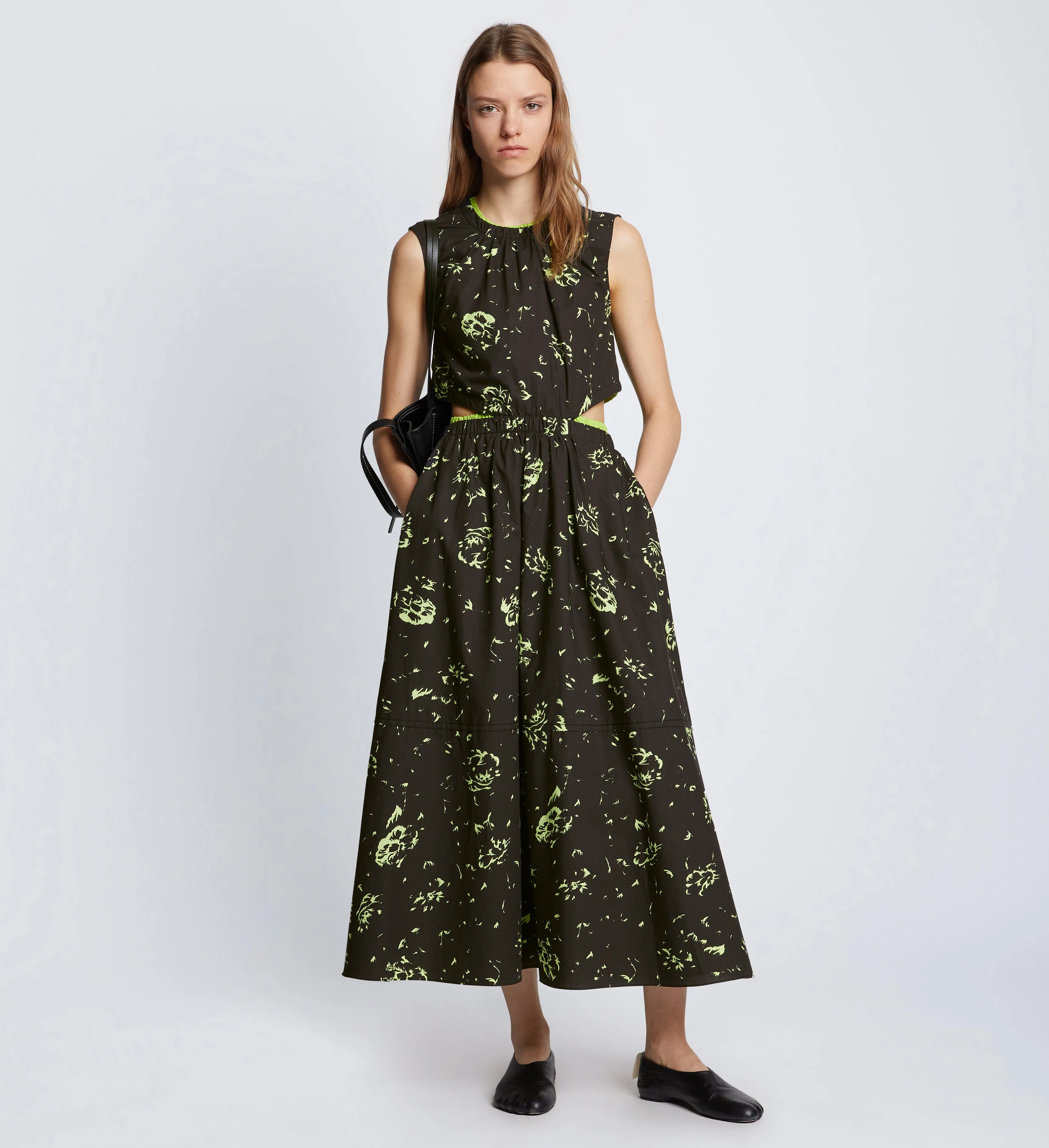 Poplin Cut Out Midi Dress sold by Proenza Schouler product image thumbnail 2