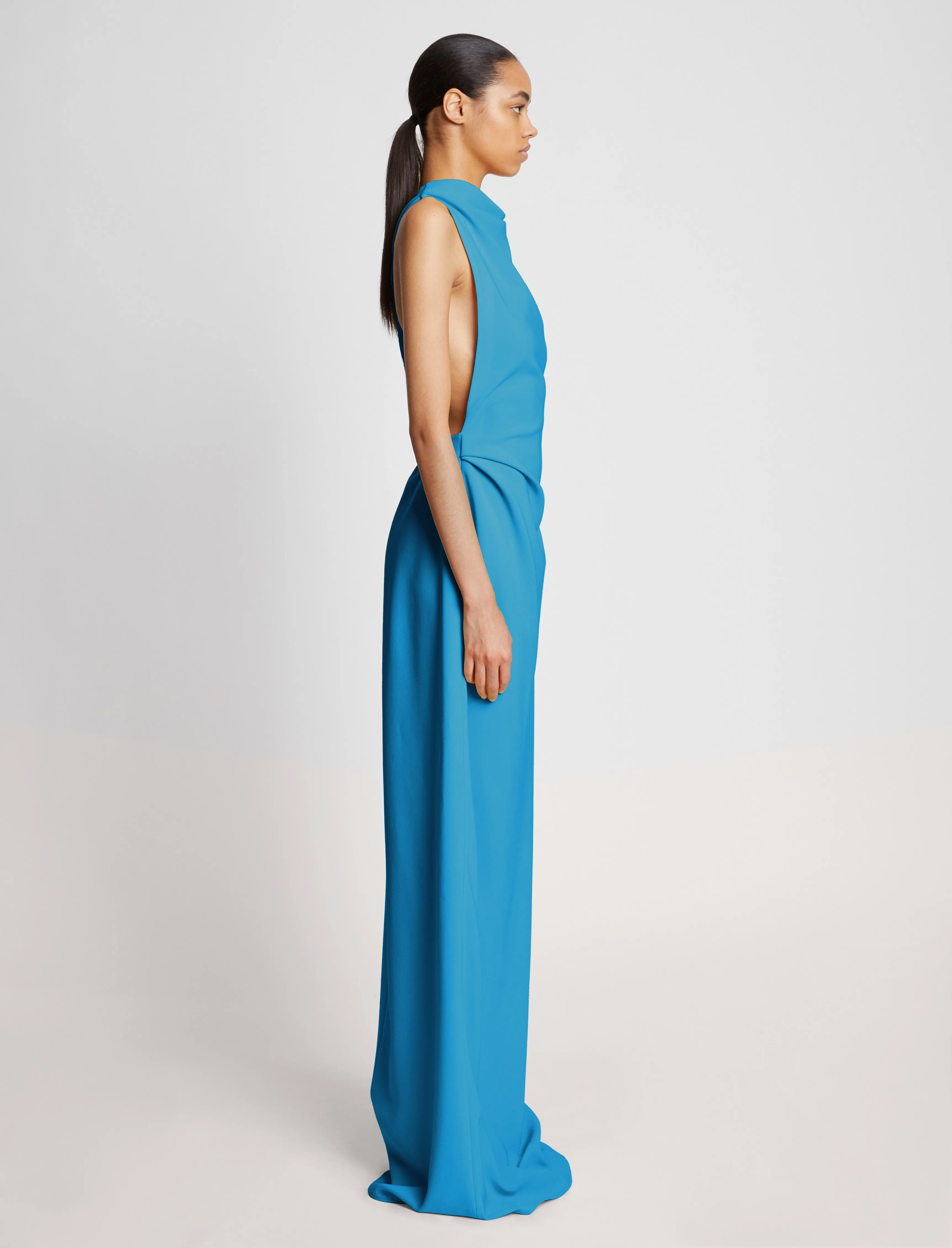 Matte Viscose Crepe Backless Dress sold by Proenza Schouler product image thumbnail 3