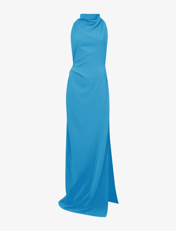 Matte Viscose Crepe Backless Dress made by Proenza Schouler
