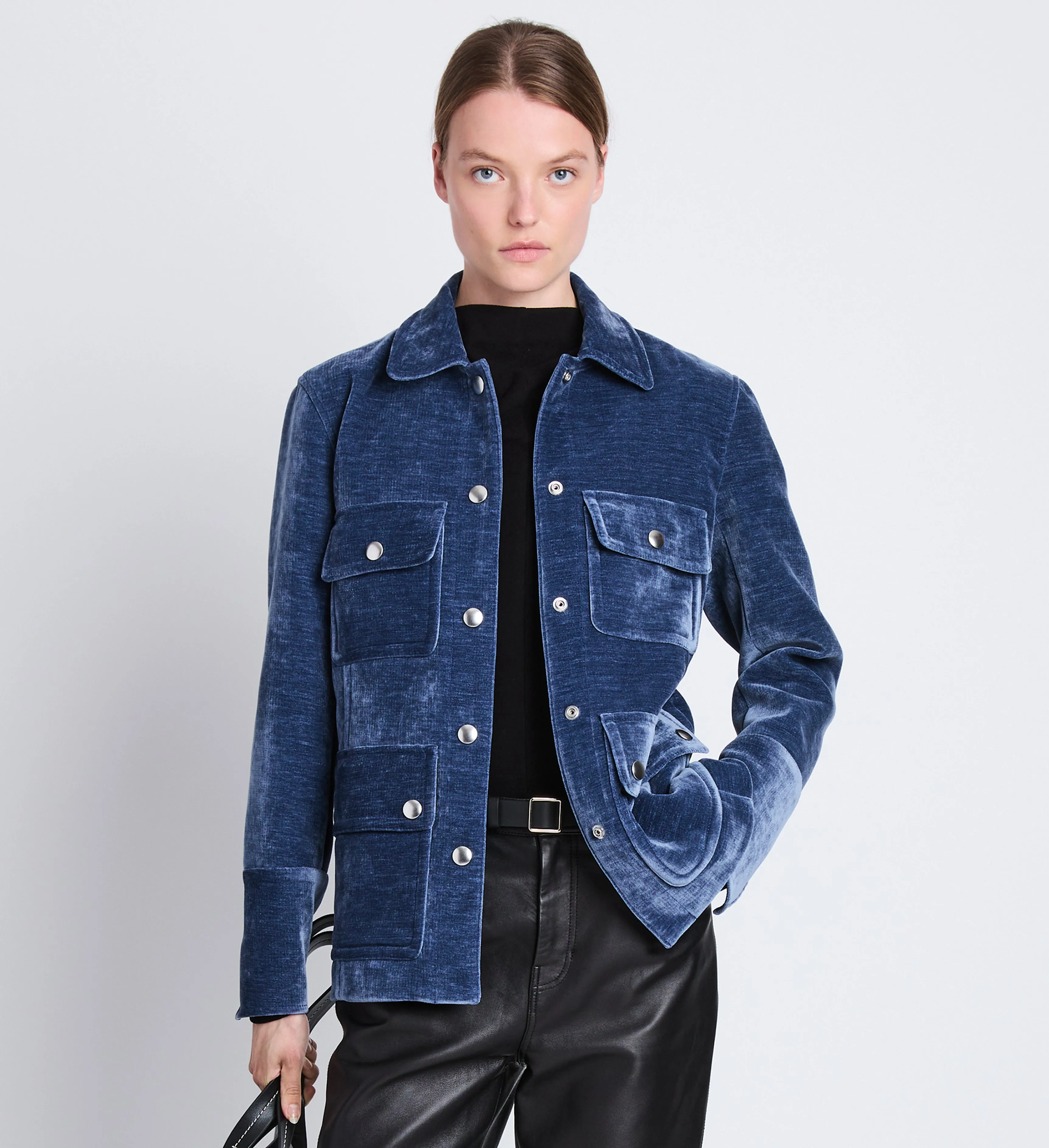 Stella Jacket in Chenille Suiting sold by Proenza Schouler product image thumbnail 2