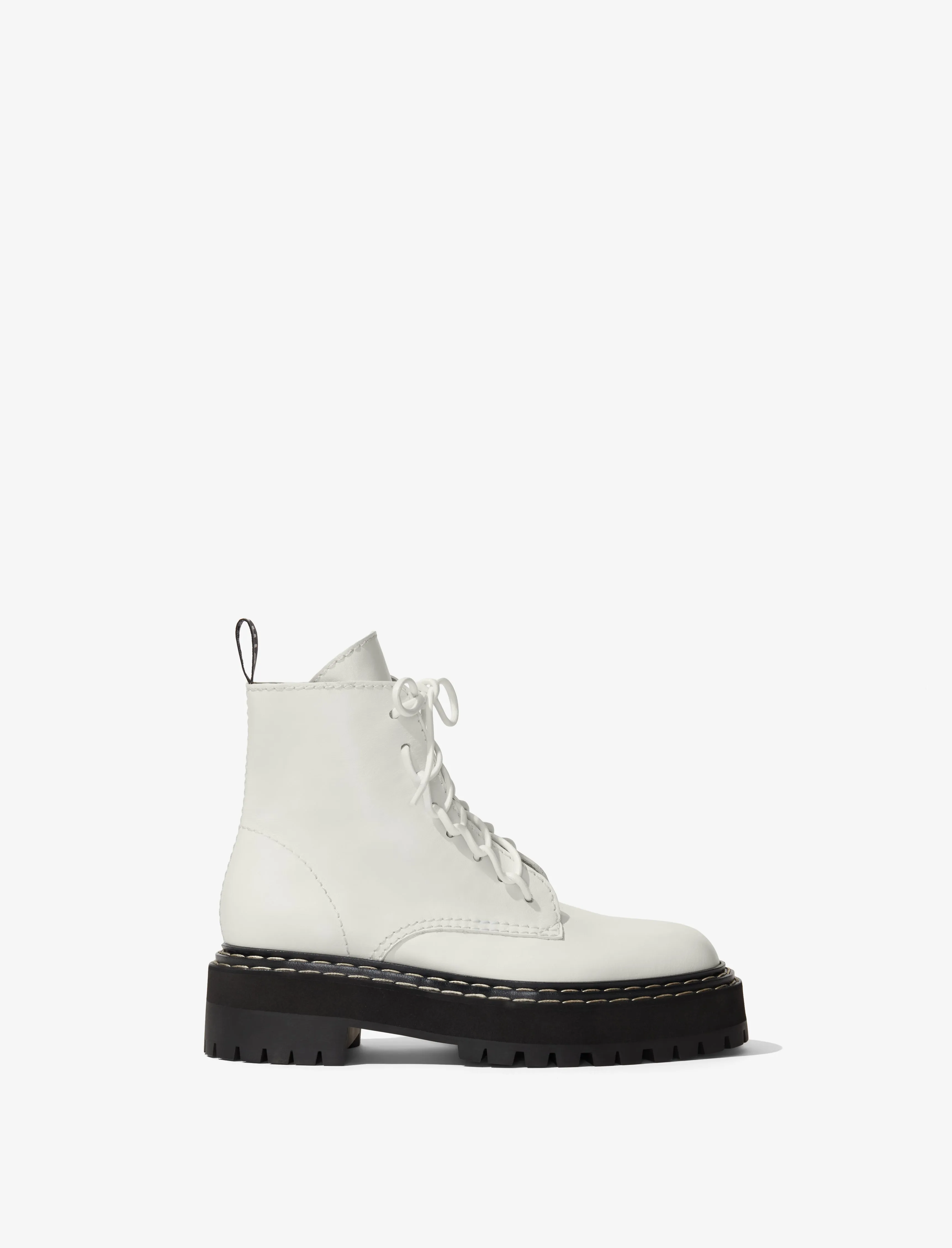 Lug Sole Platform Combat Boots sold by Proenza Schouler