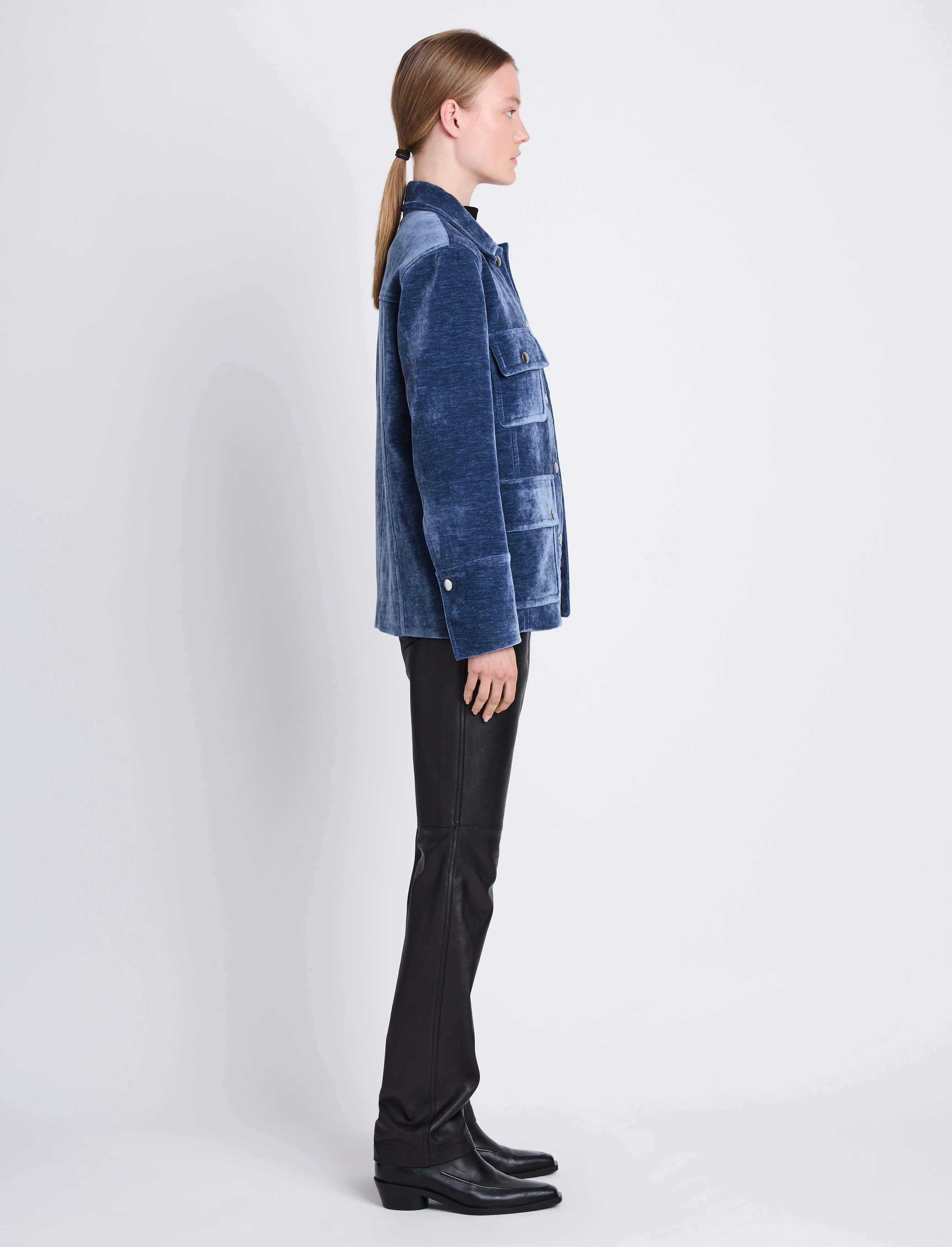 Stella Jacket in Chenille Suiting sold by Proenza Schouler product image thumbnail 4