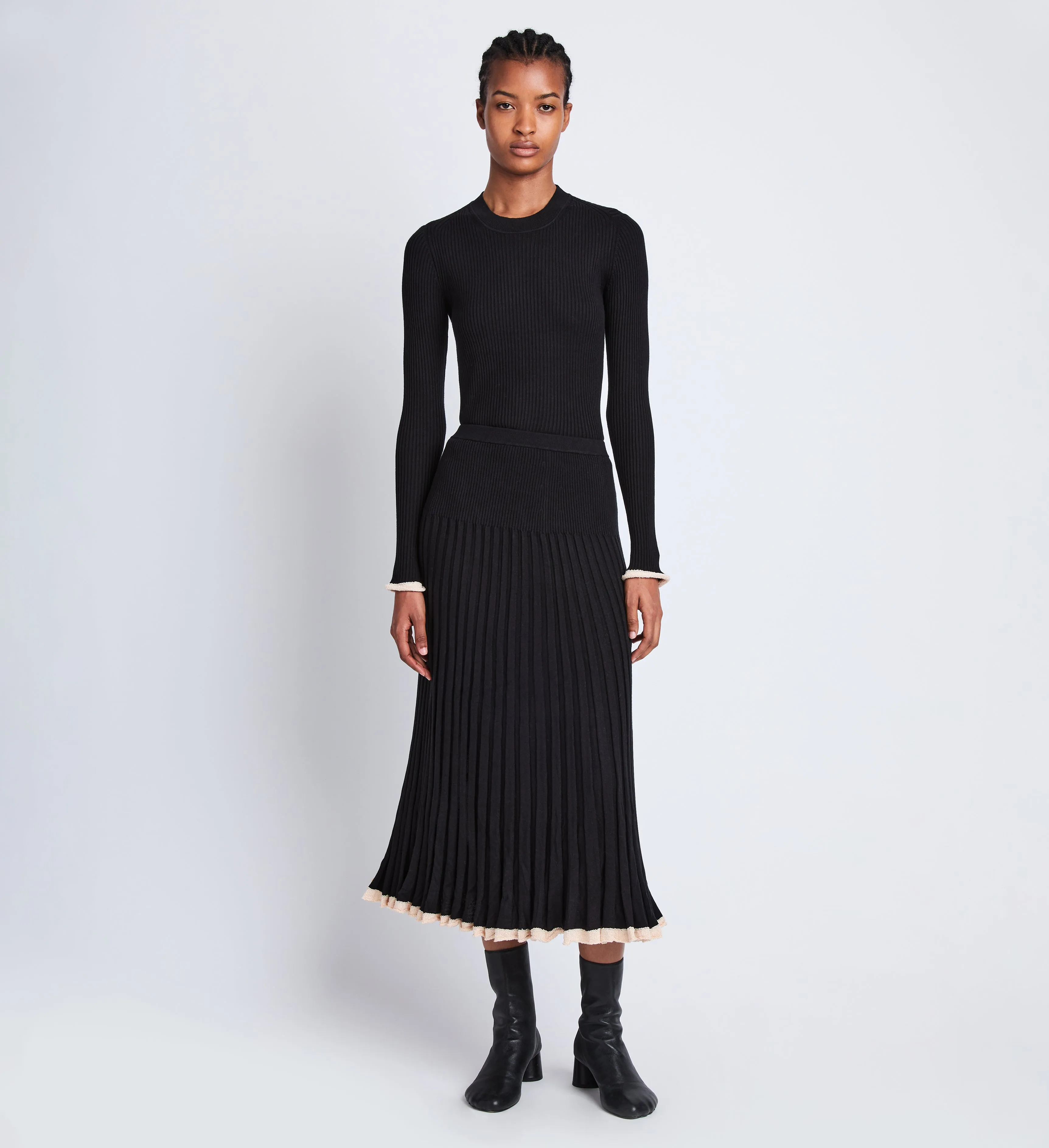 Silk Cashmere Rib Knit Skirt sold by Proenza Schouler product image thumbnail 2