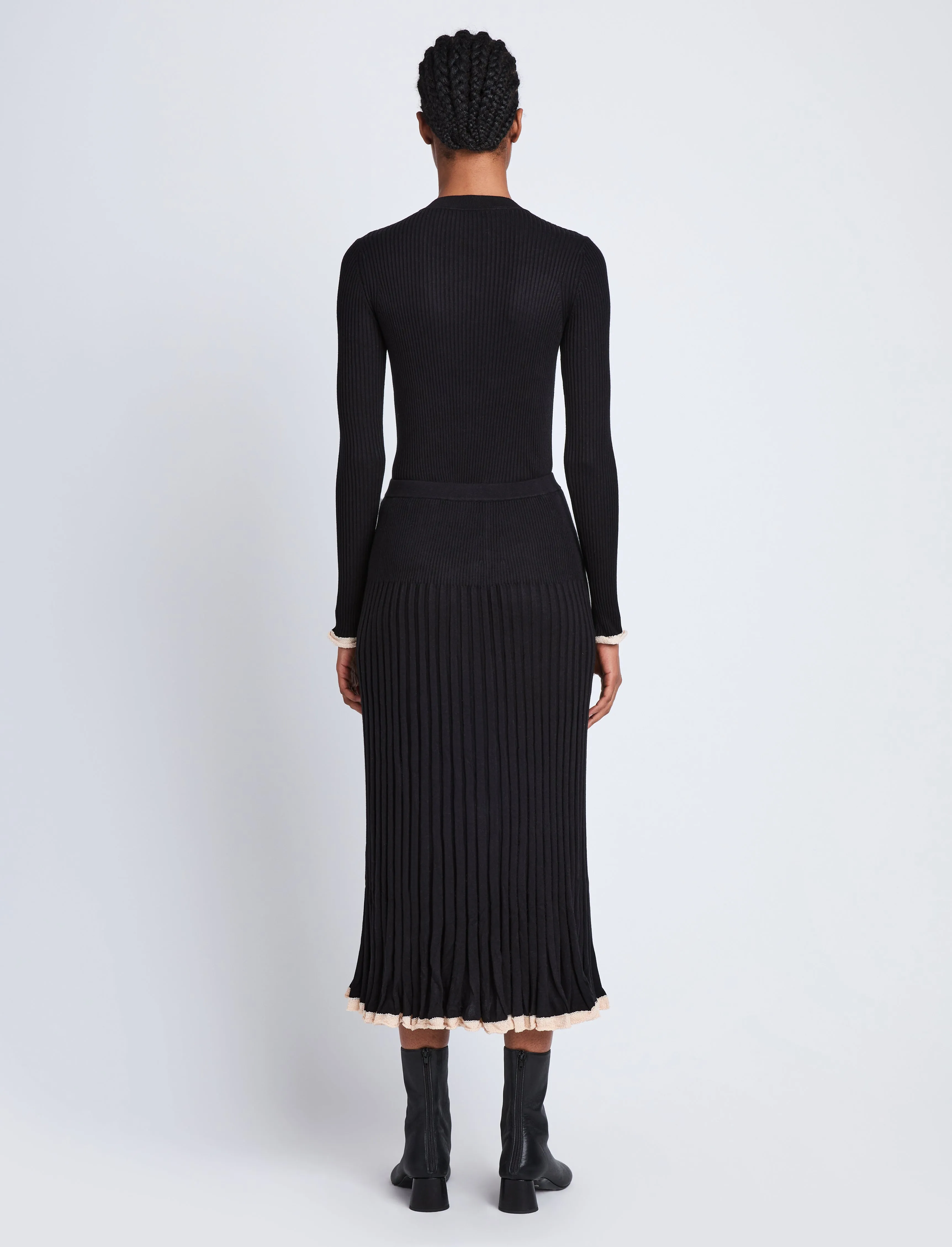 Silk Cashmere Rib Knit Skirt sold by Proenza Schouler product image thumbnail 4
