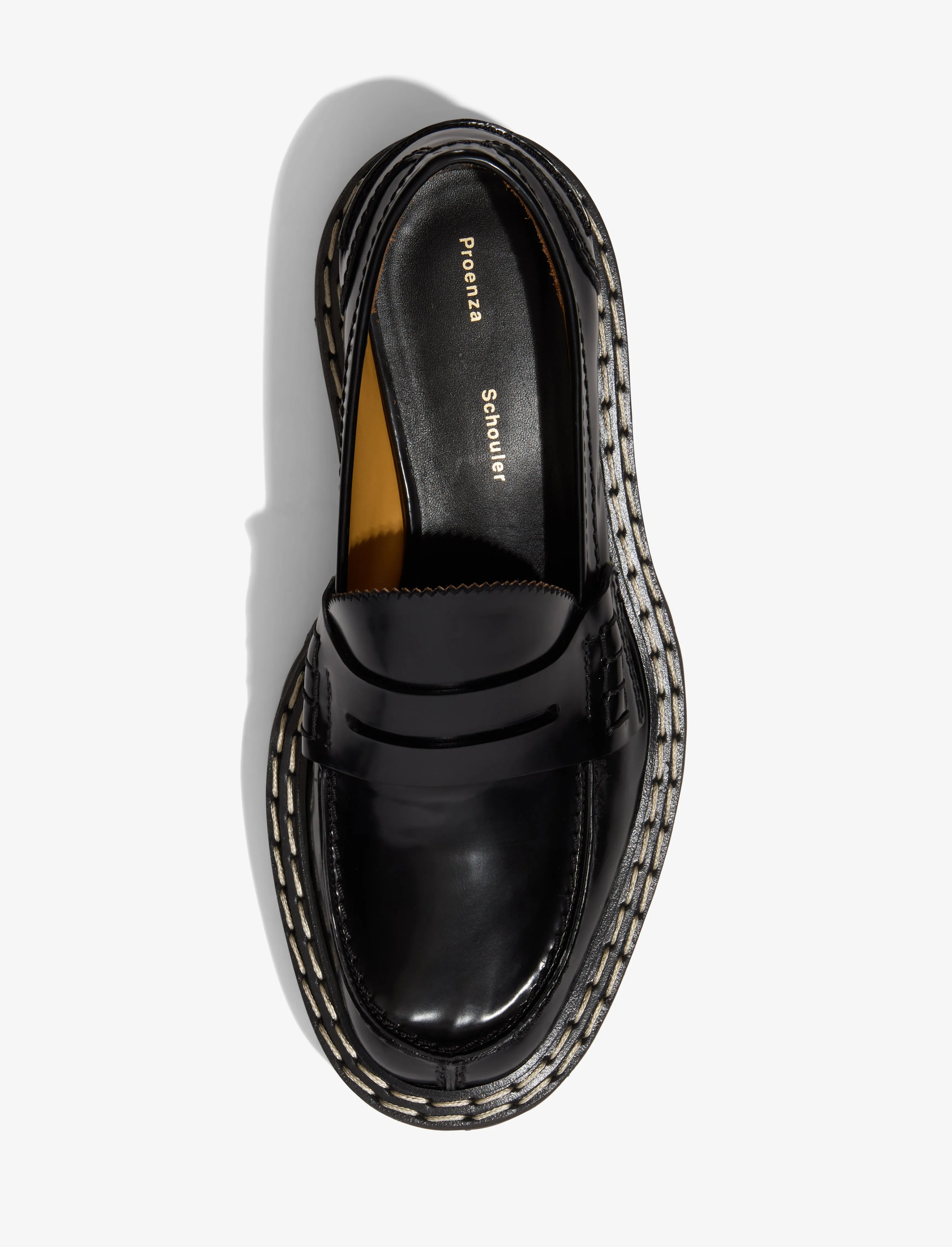 Lug Sole Platform Loafers in Spazzolato Leather sold by Proenza Schouler product image thumbnail 4