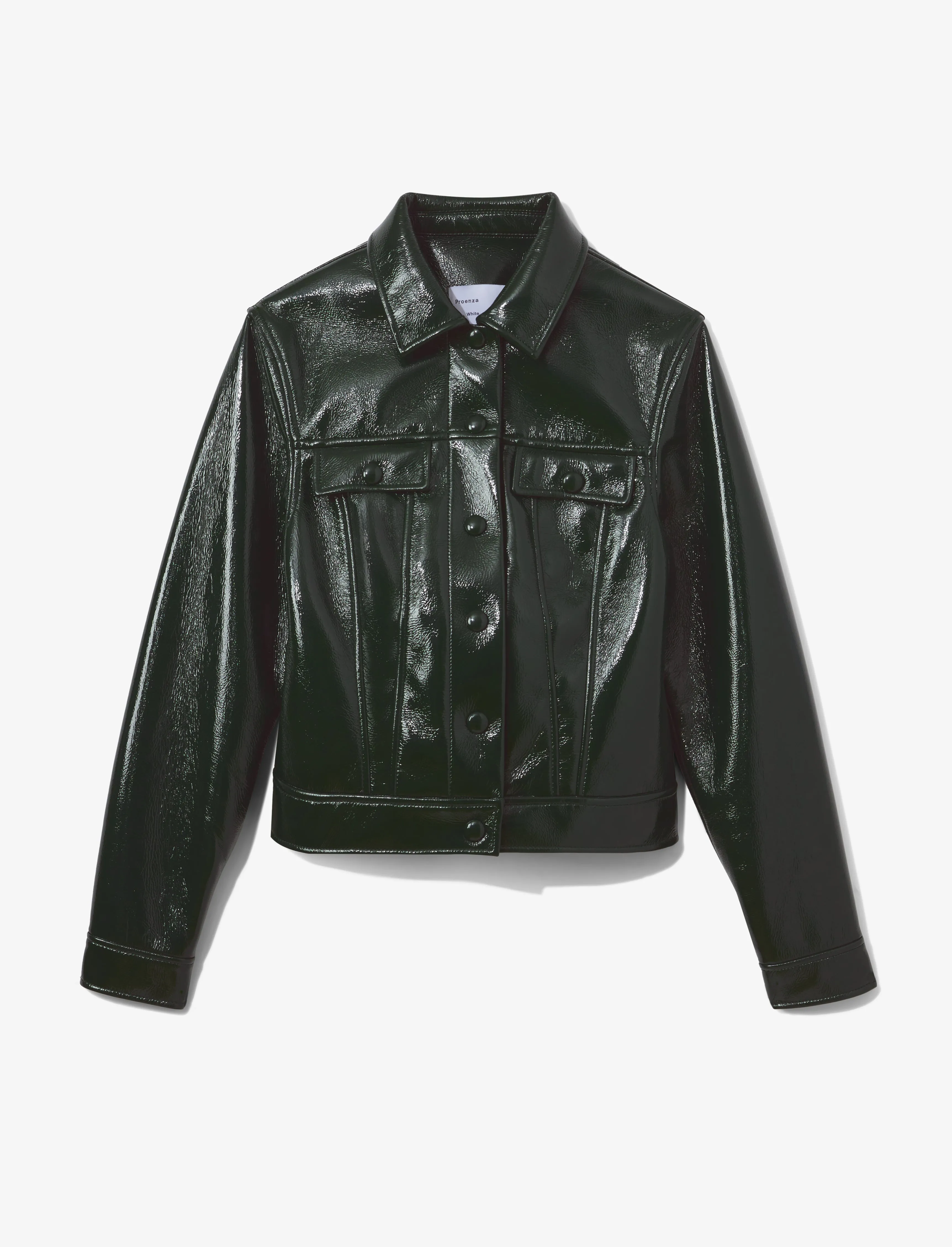 Vinyl Cropped Jacket sold by Proenza Schouler