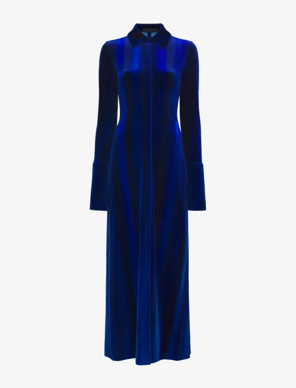 Ice Dyed Velvet Shirt Dress sold by Proenza Schouler