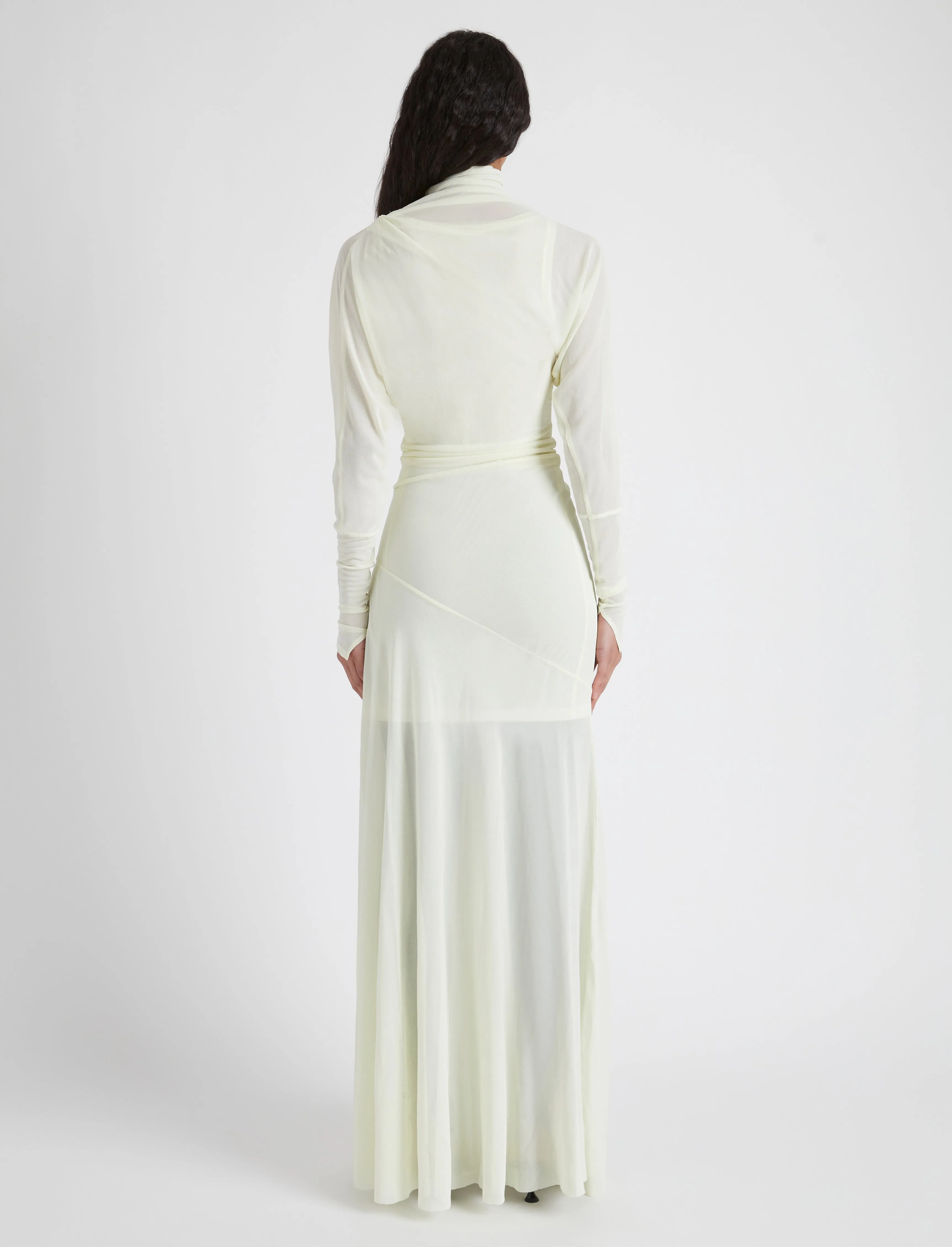 Paula Dress in Sheer Crepe Jersey sold by Proenza Schouler product image thumbnail 4