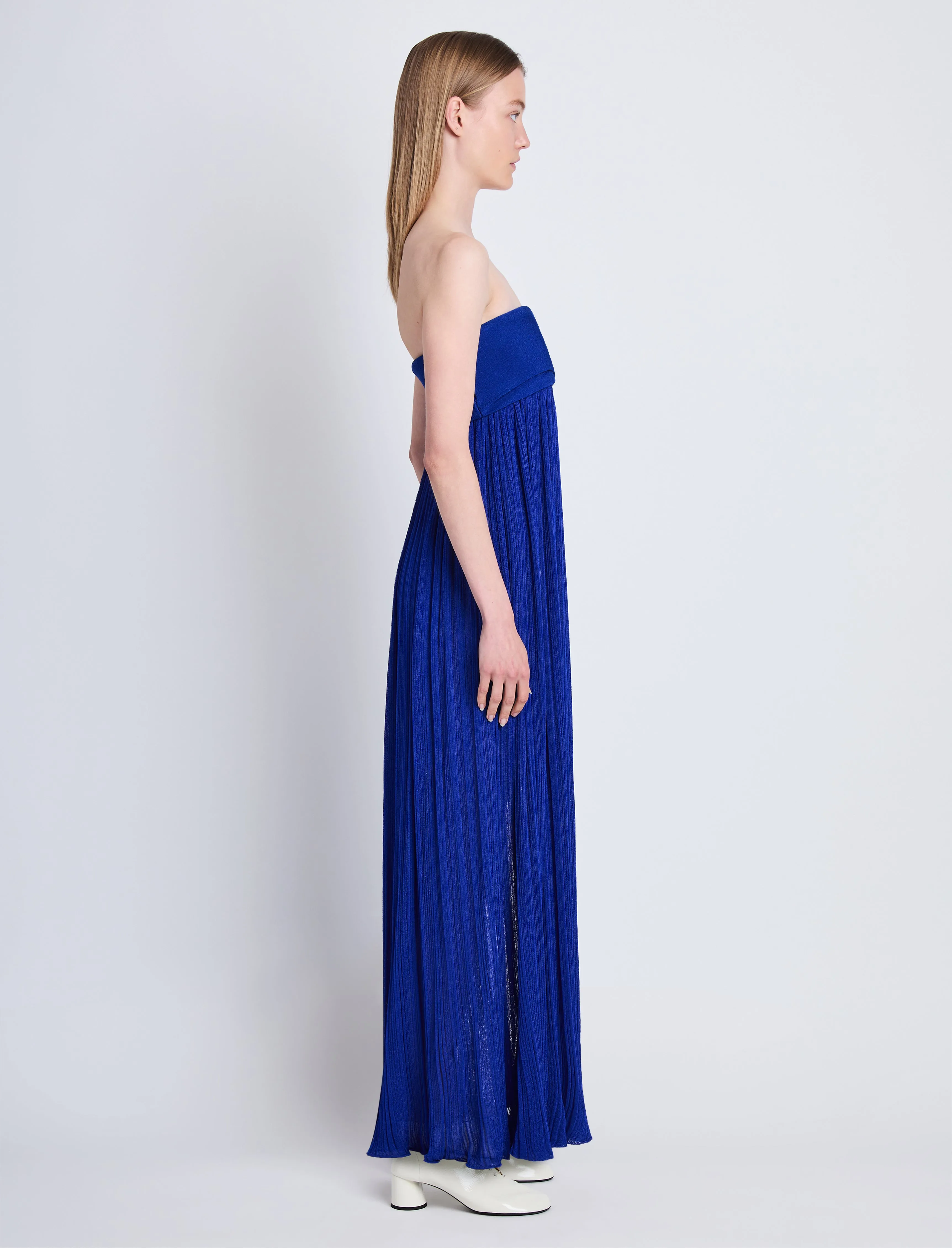 Rina Dress in Gauze Viscose Knit sold by Proenza Schouler product image thumbnail 3