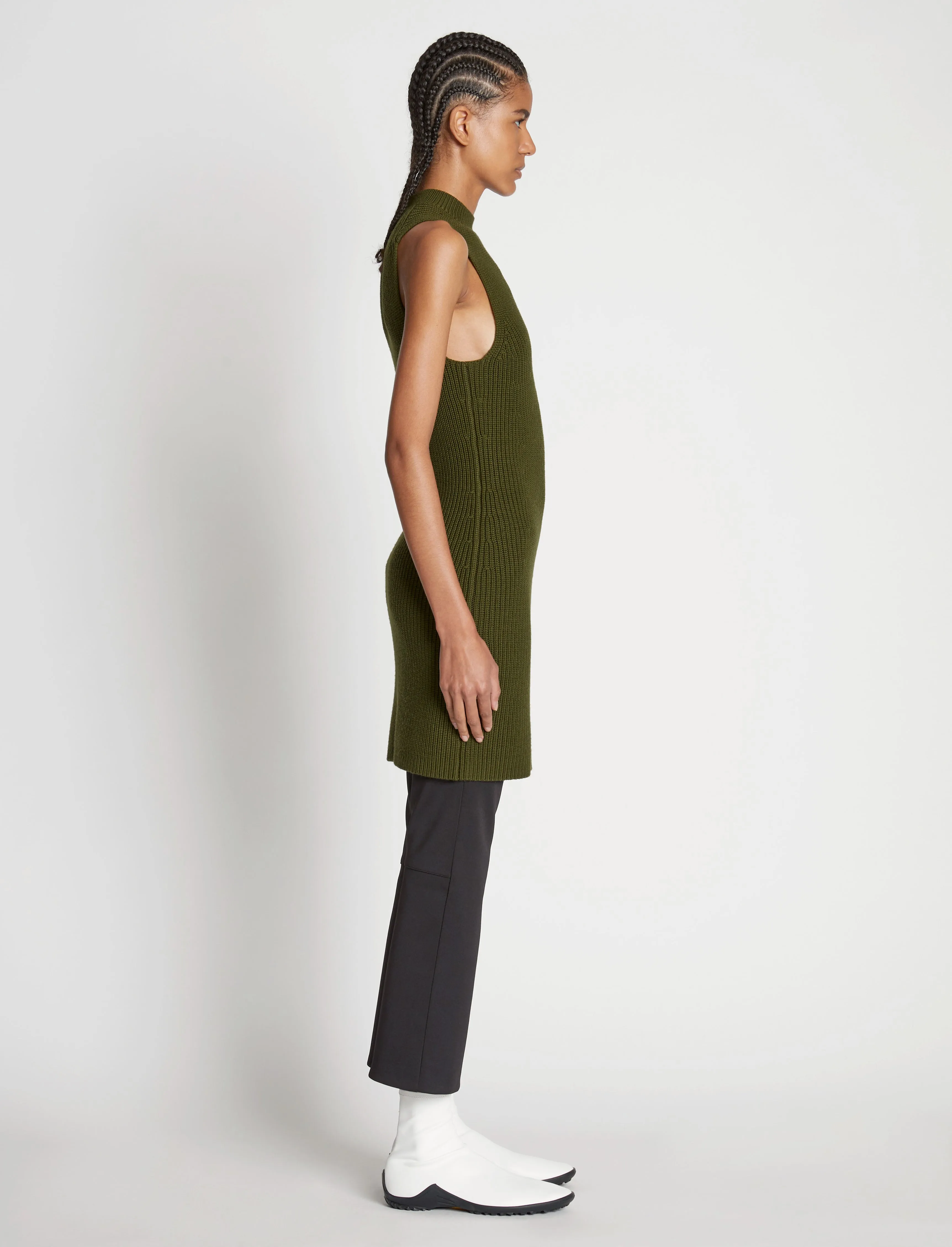 Sleeveless Cashfeel Mini Dress sold by Proenza Schouler product image thumbnail 3