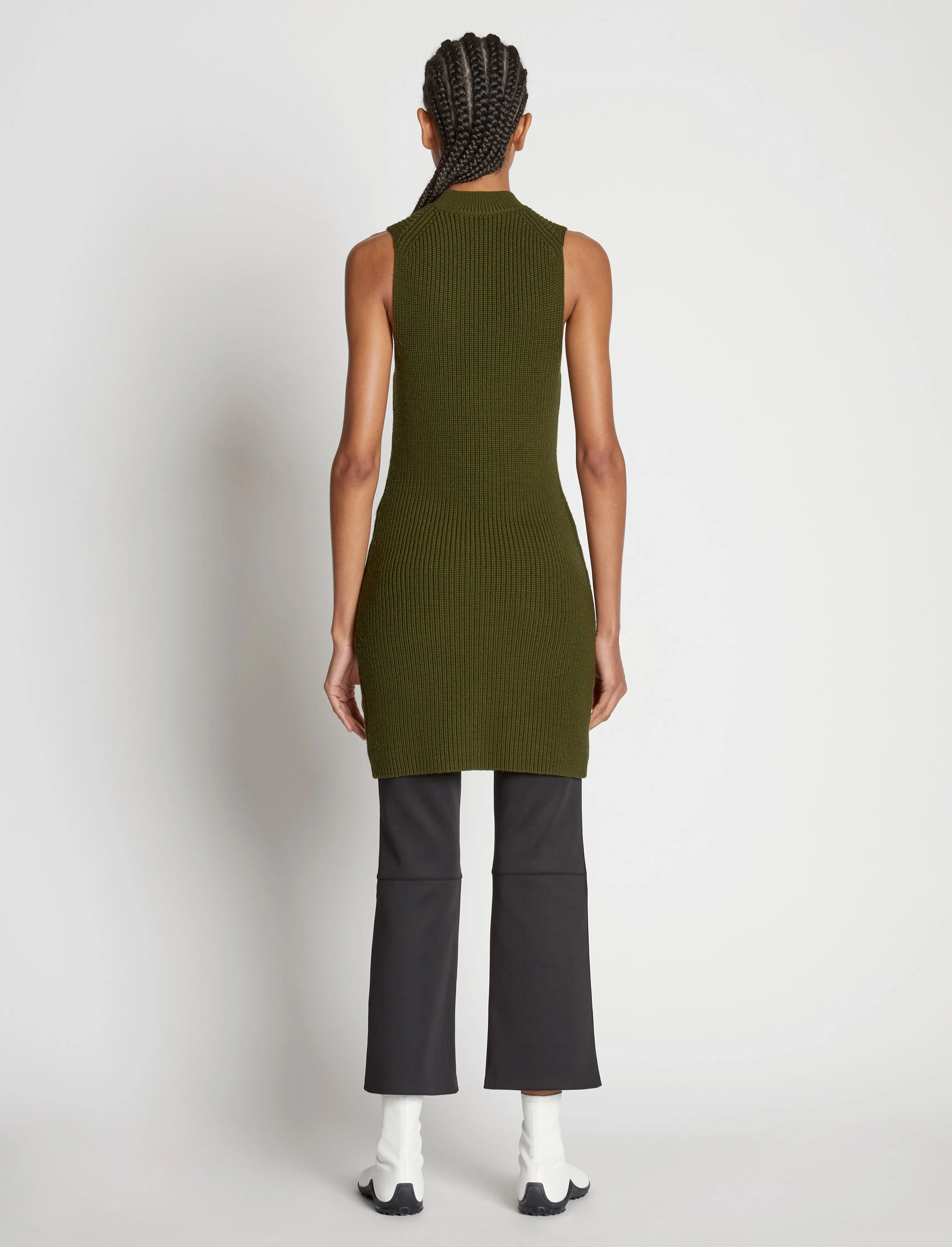 Sleeveless Cashfeel Mini Dress sold by Proenza Schouler product image thumbnail 4