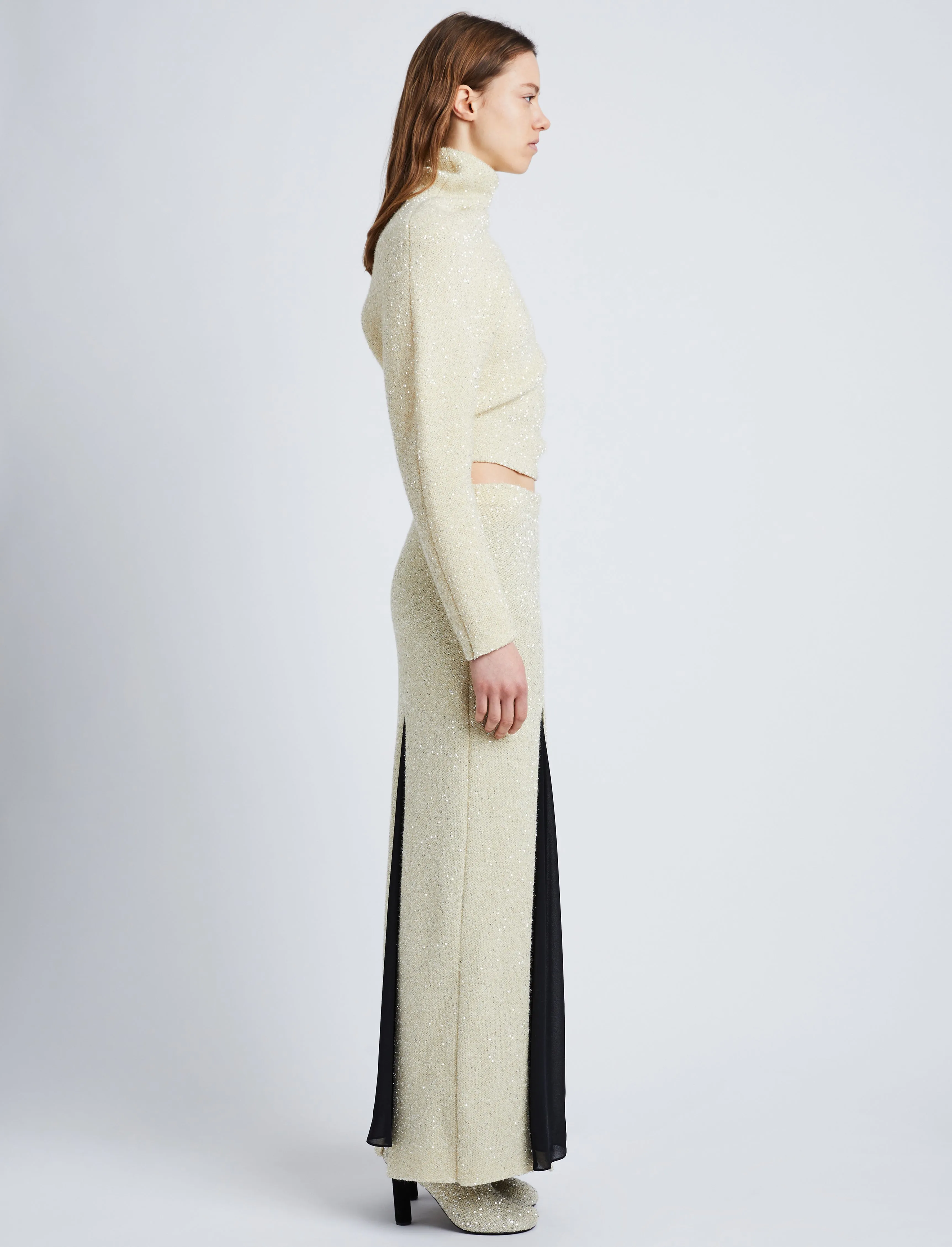 Technical Sequin Knit Skirt sold by Proenza Schouler product image thumbnail 3