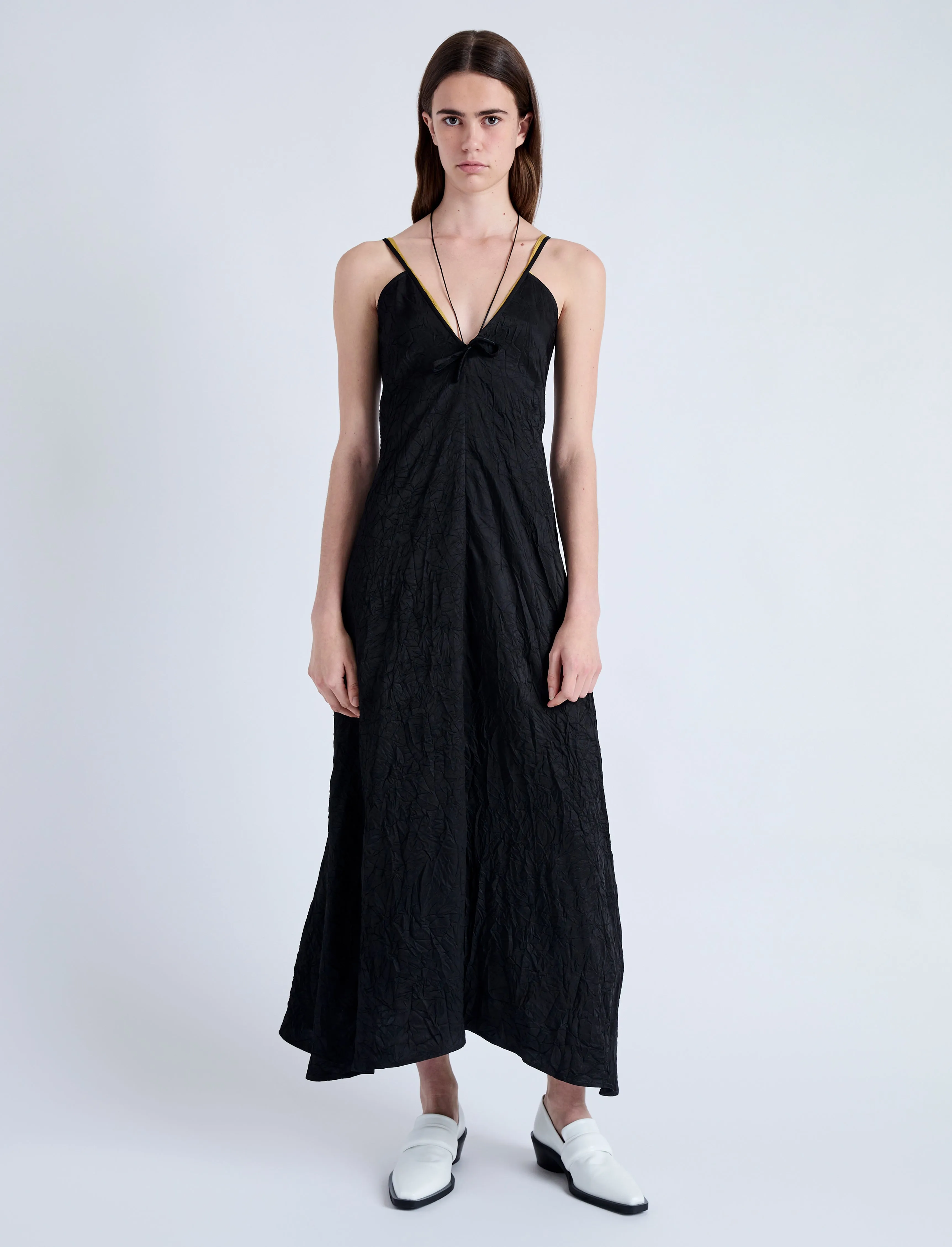 Davis Dress in Crinkled Flou sold by Proenza Schouler product image thumbnail 2