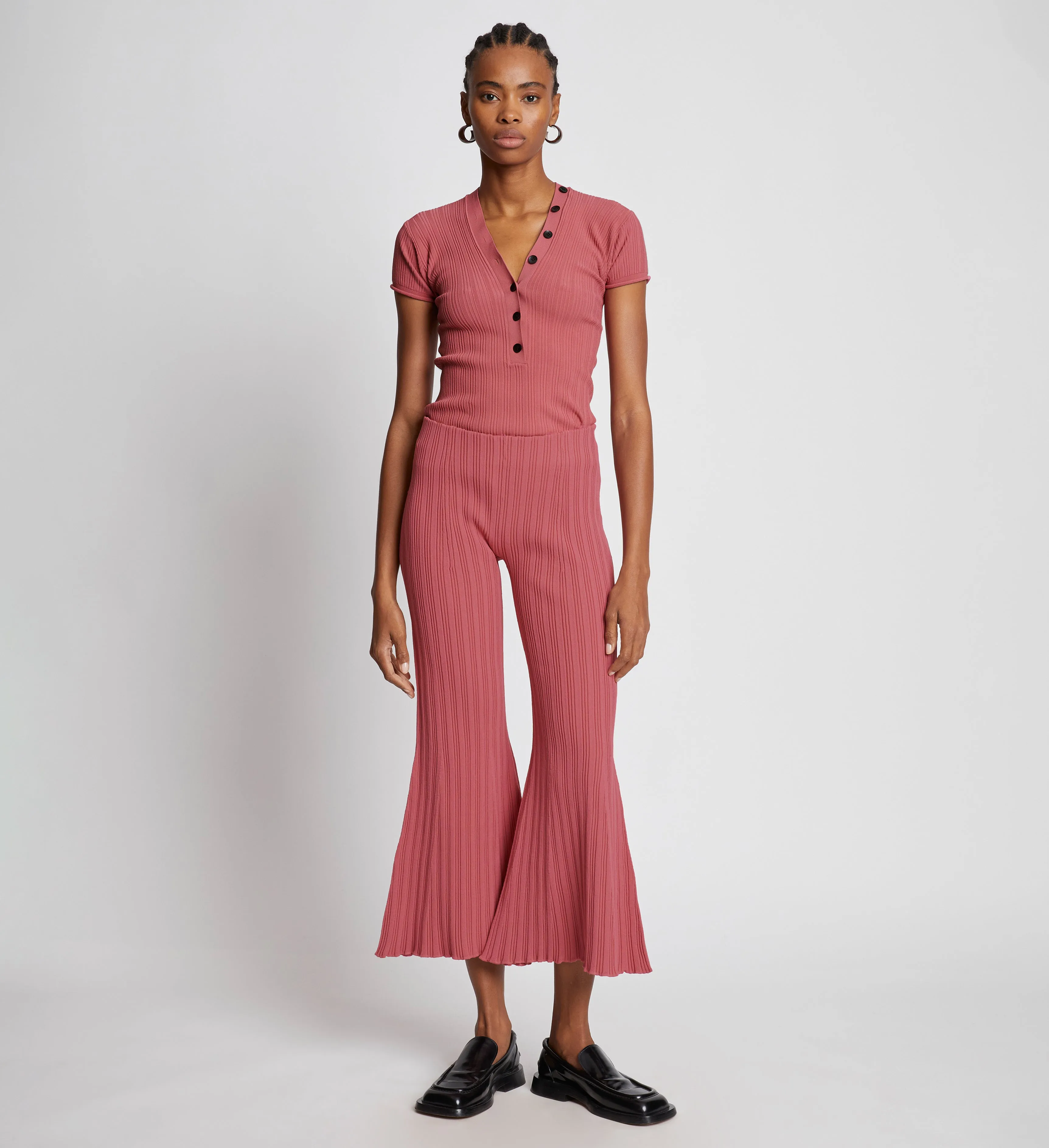 Rib Knit Pants - ROSE sold by Proenza Schouler product image thumbnail 2