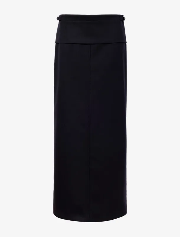 Adriana Skirt in Wool Twill Suiting made by Proenza Schouler