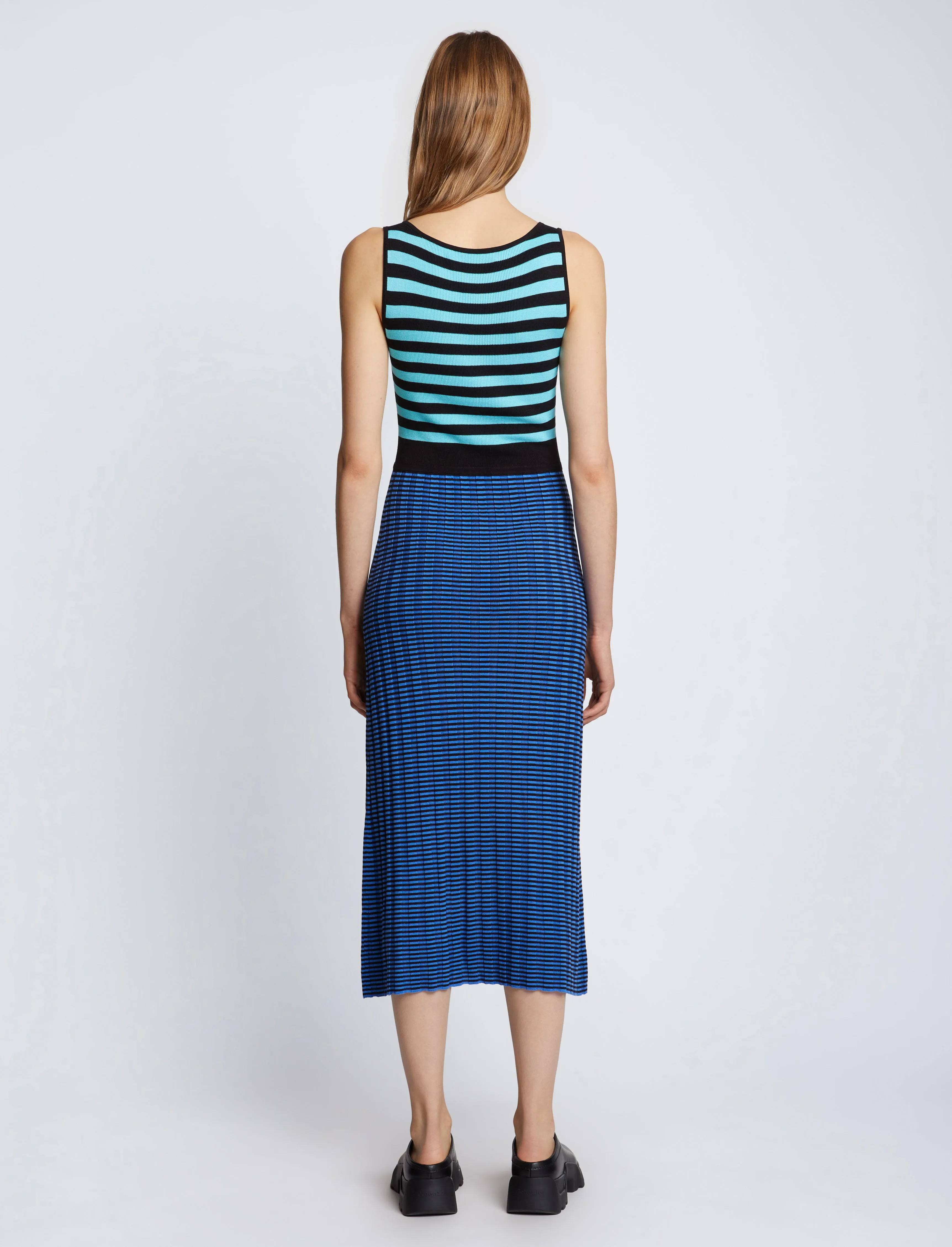 Slinky Stripe Tank Top Dress sold by Proenza Schouler product image thumbnail 4