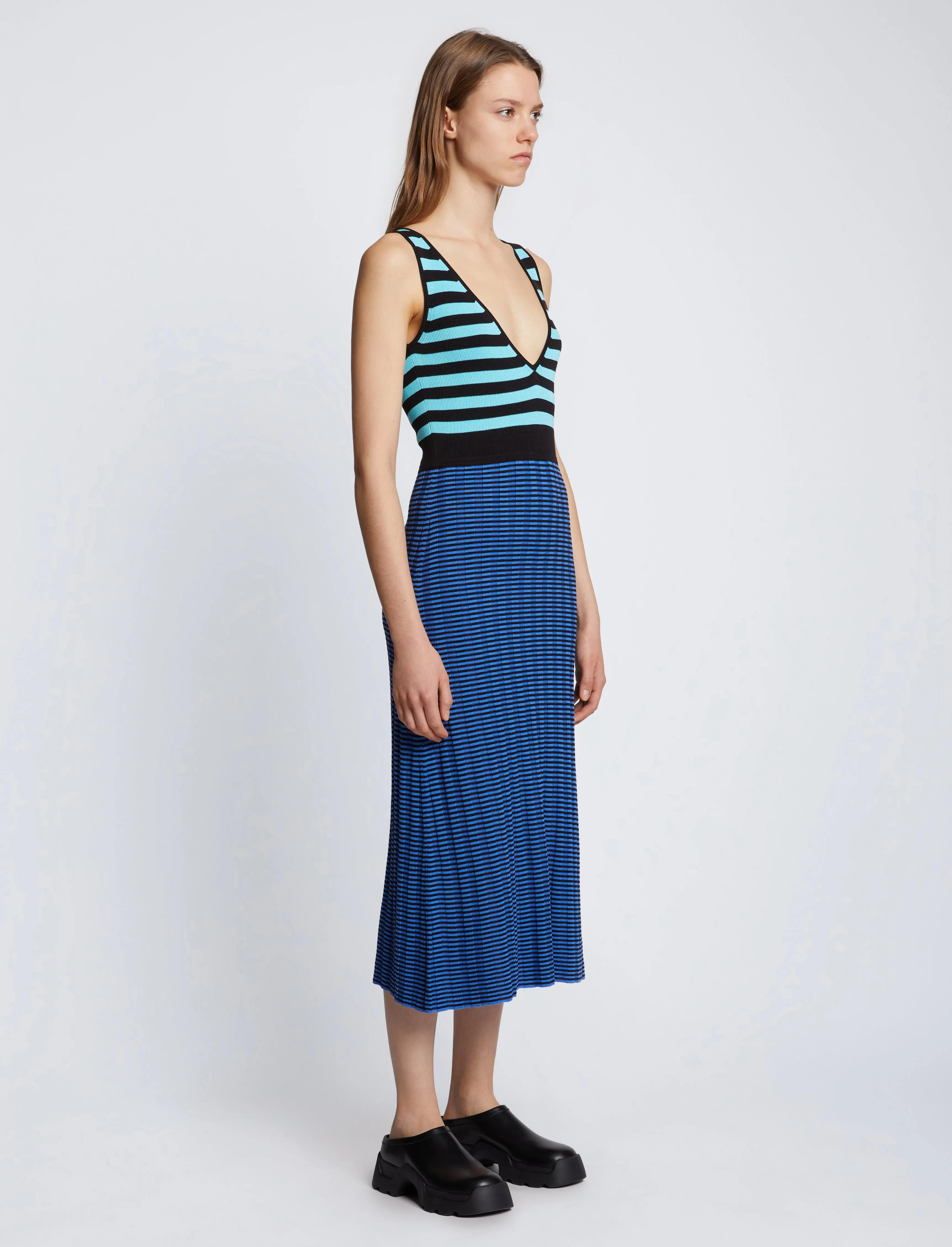 Slinky Stripe Tank Top Dress sold by Proenza Schouler product image thumbnail 3