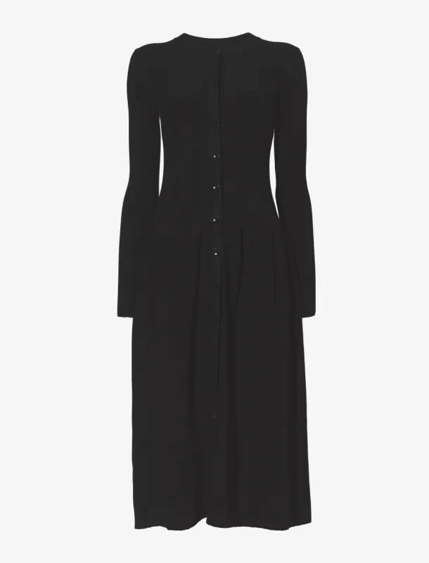 Rib Knit Button Front Dress sold by Proenza Schouler
