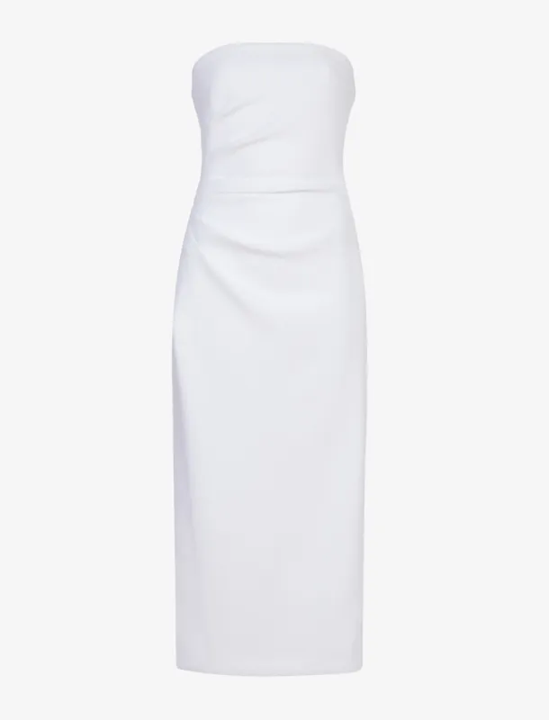 Shira Strapless Dress in Matte Double Crepe made by Proenza Schouler