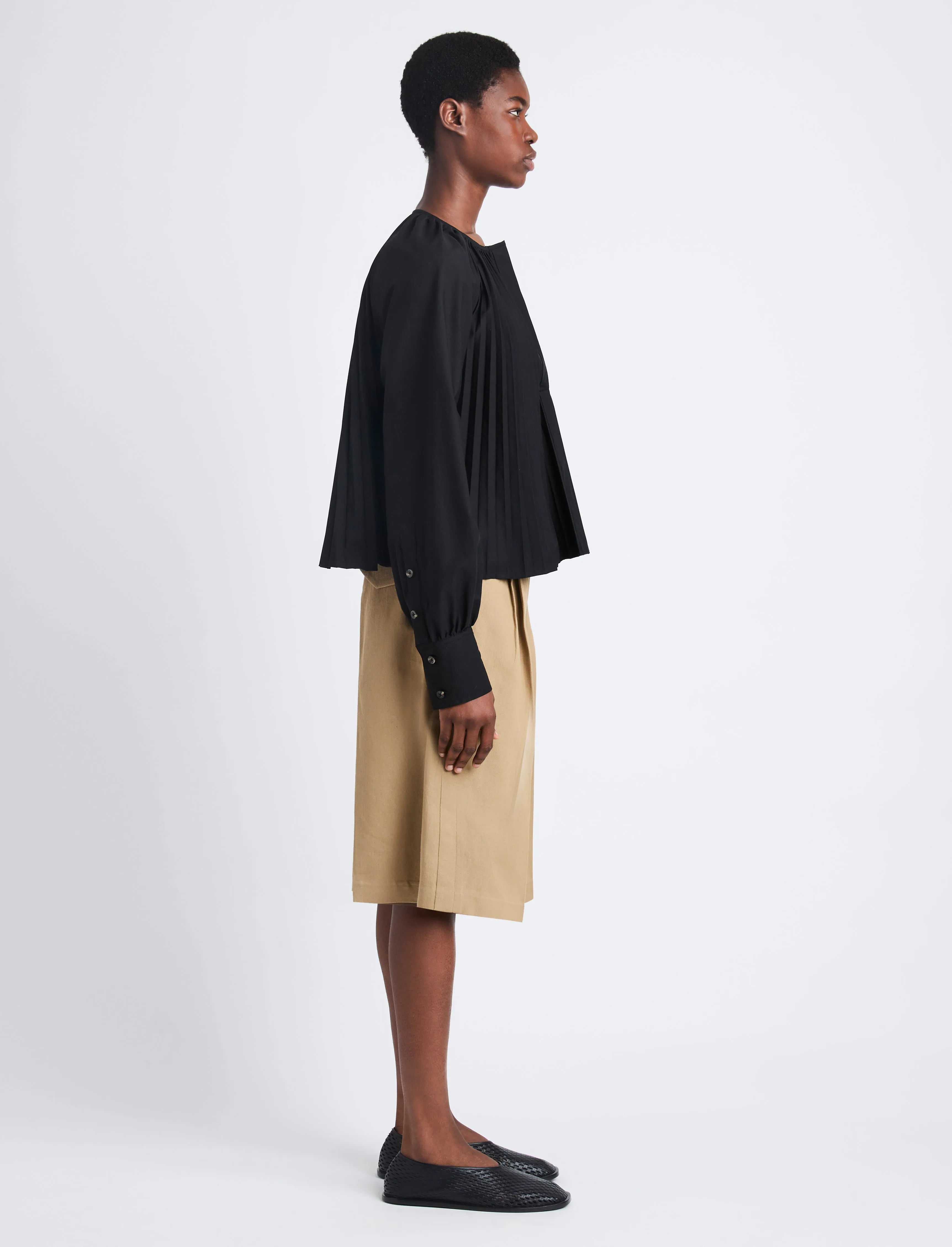 Monica Top in Compact Poplin sold by Proenza Schouler product image thumbnail 4
