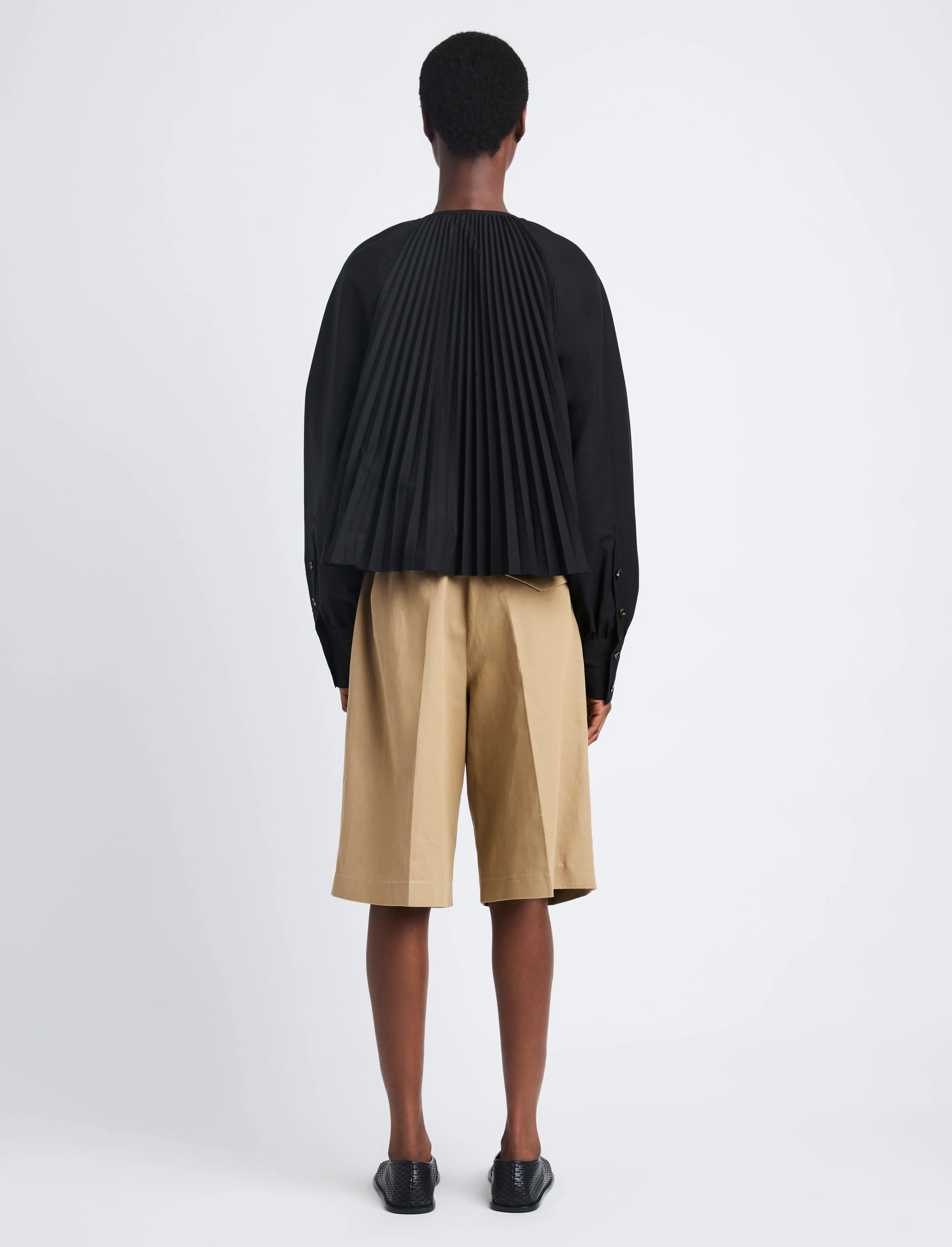 Monica Top in Compact Poplin sold by Proenza Schouler product image thumbnail 5