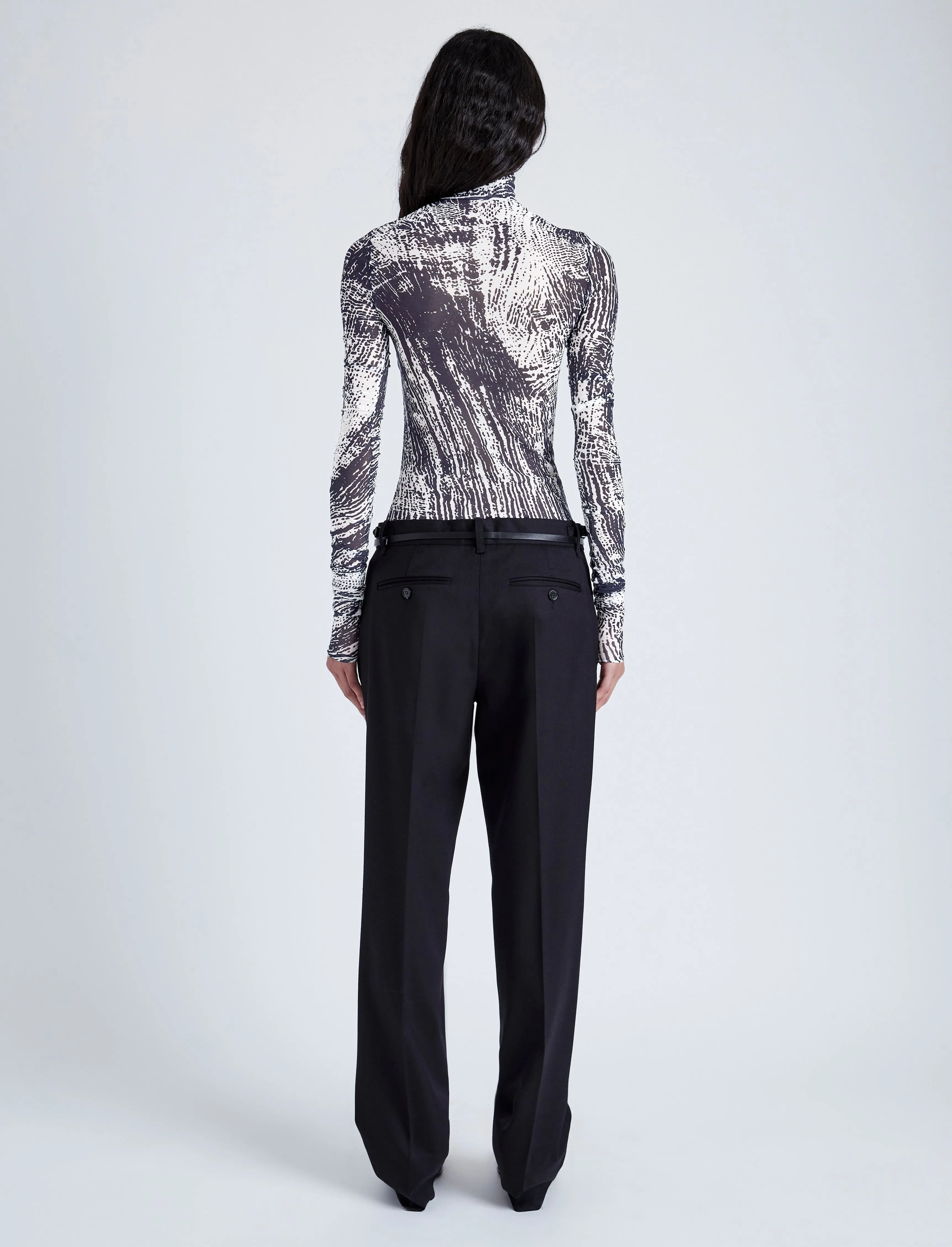 Rio Top in Printed Tulle Jersey sold by Proenza Schouler product image thumbnail 4