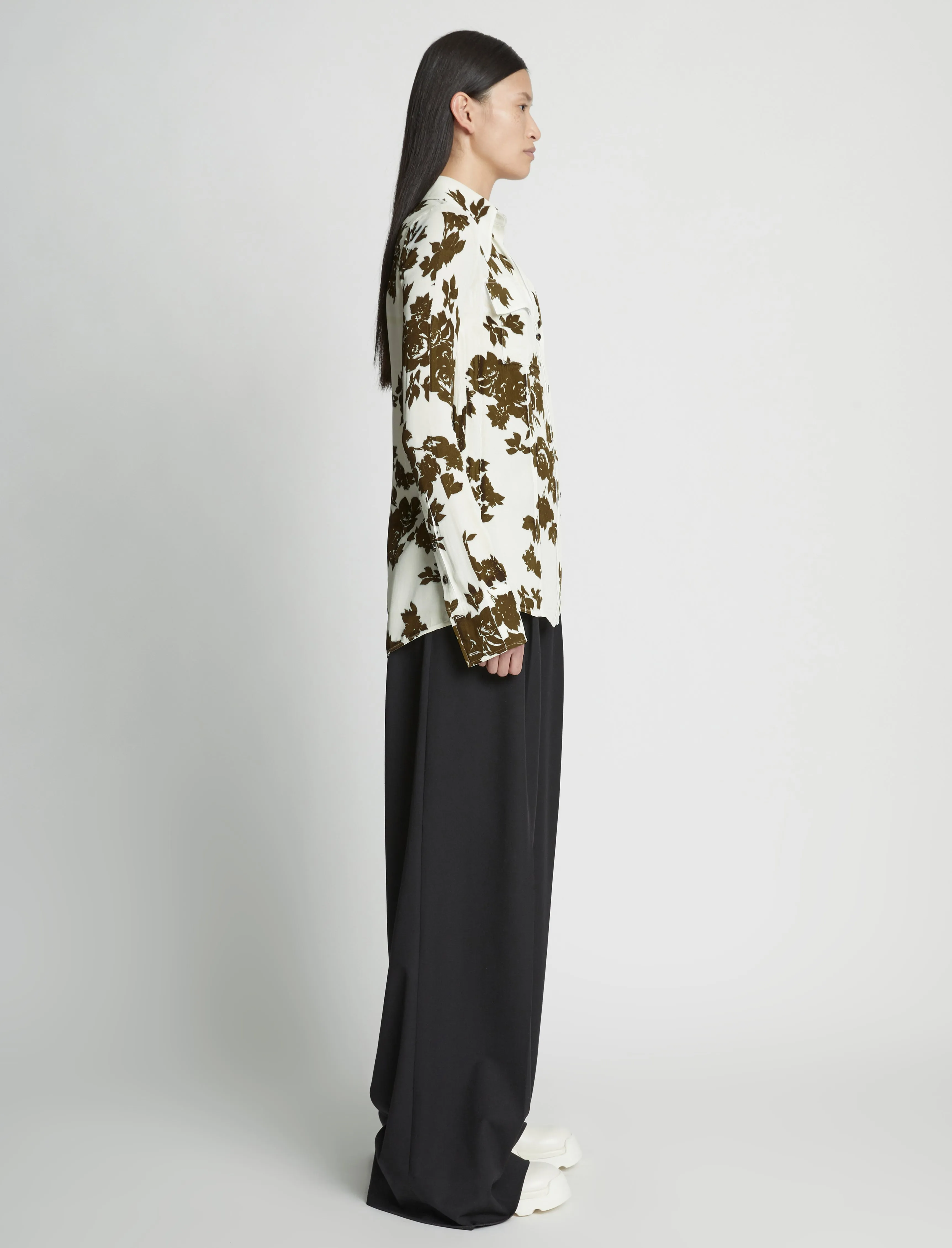 Floral Garment Printed Shirt sold by Proenza Schouler product image thumbnail 4