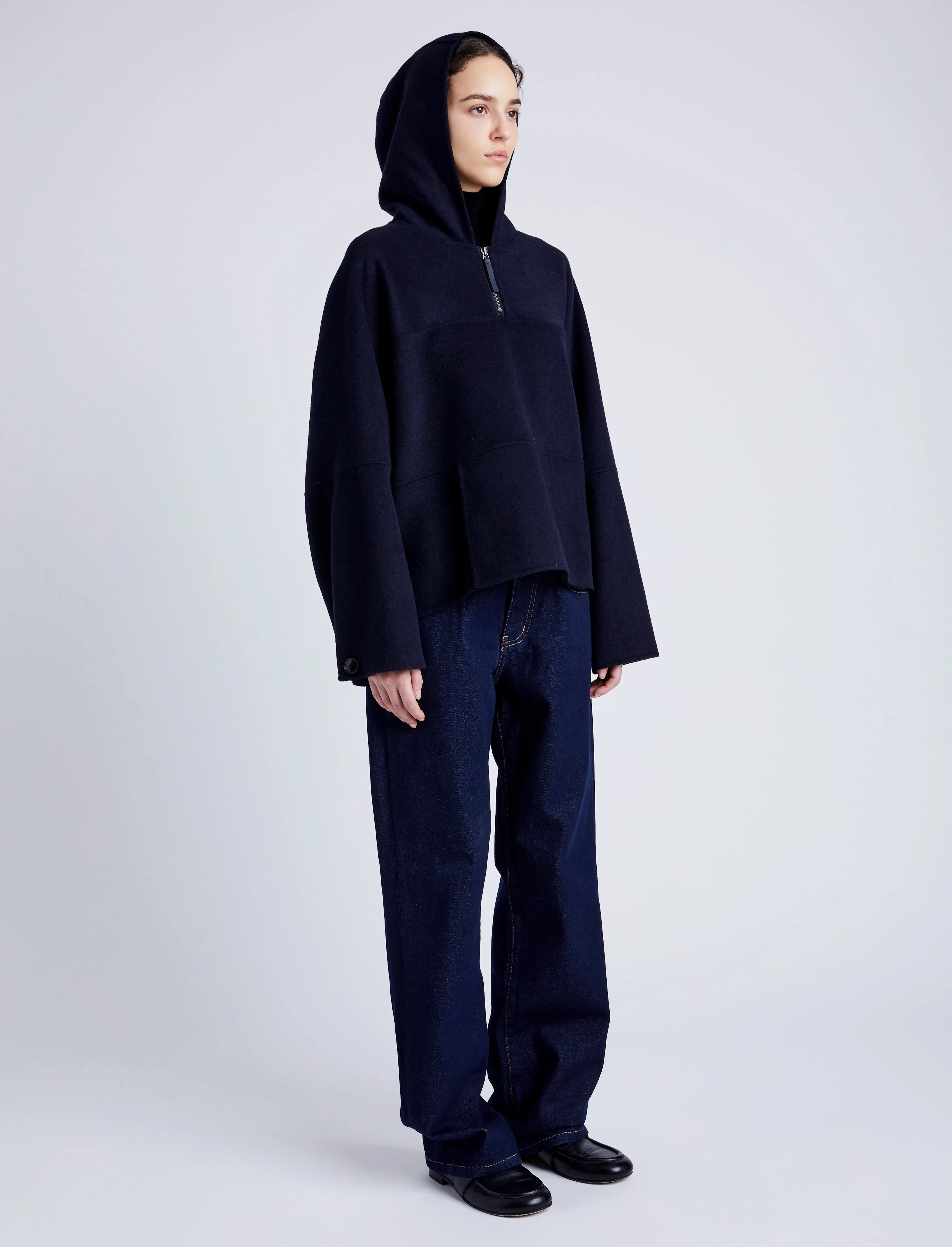 Isaac Hoodie in Double Face Wool sold by Proenza Schouler product image thumbnail 4