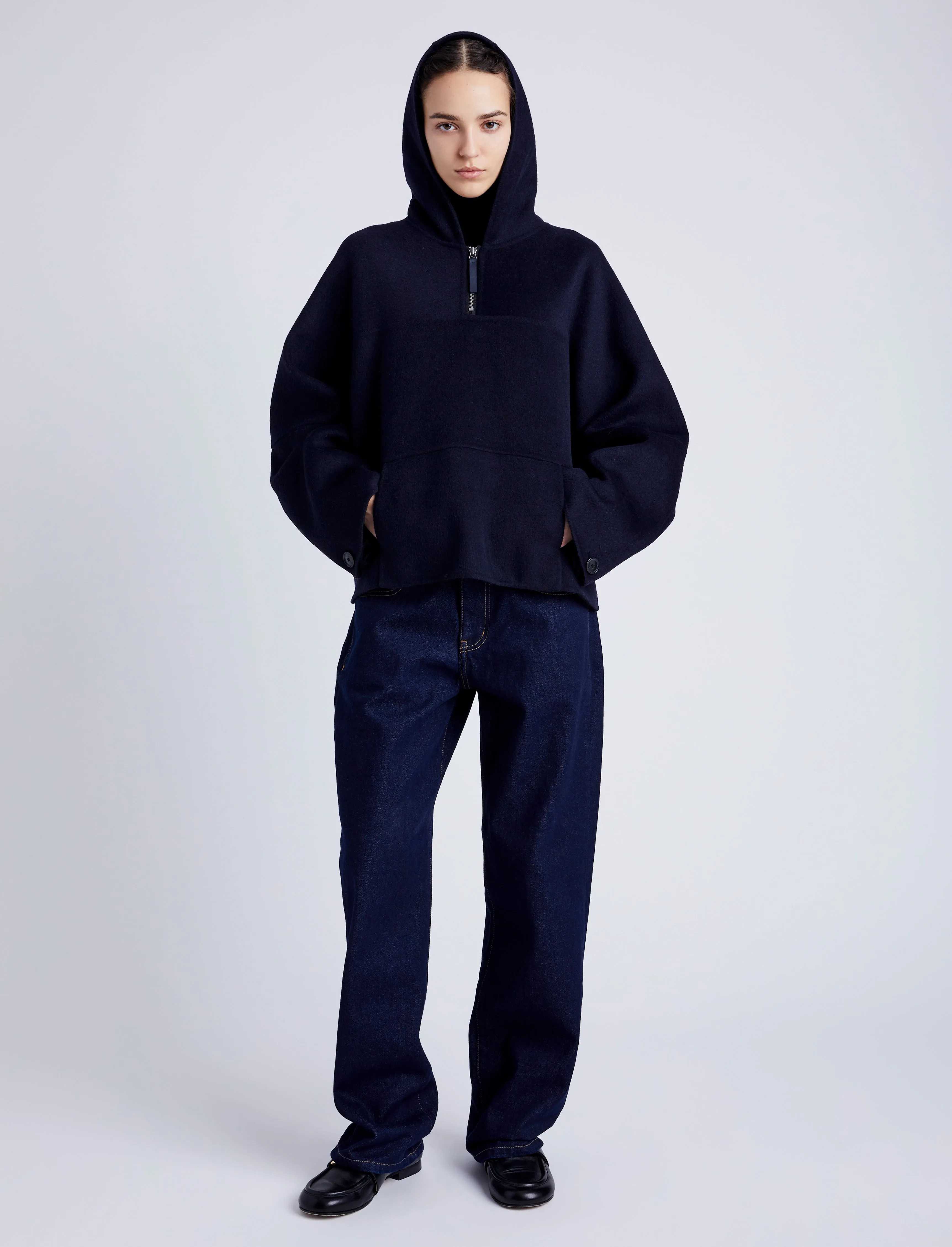 Isaac Hoodie in Double Face Wool sold by Proenza Schouler product image thumbnail 3