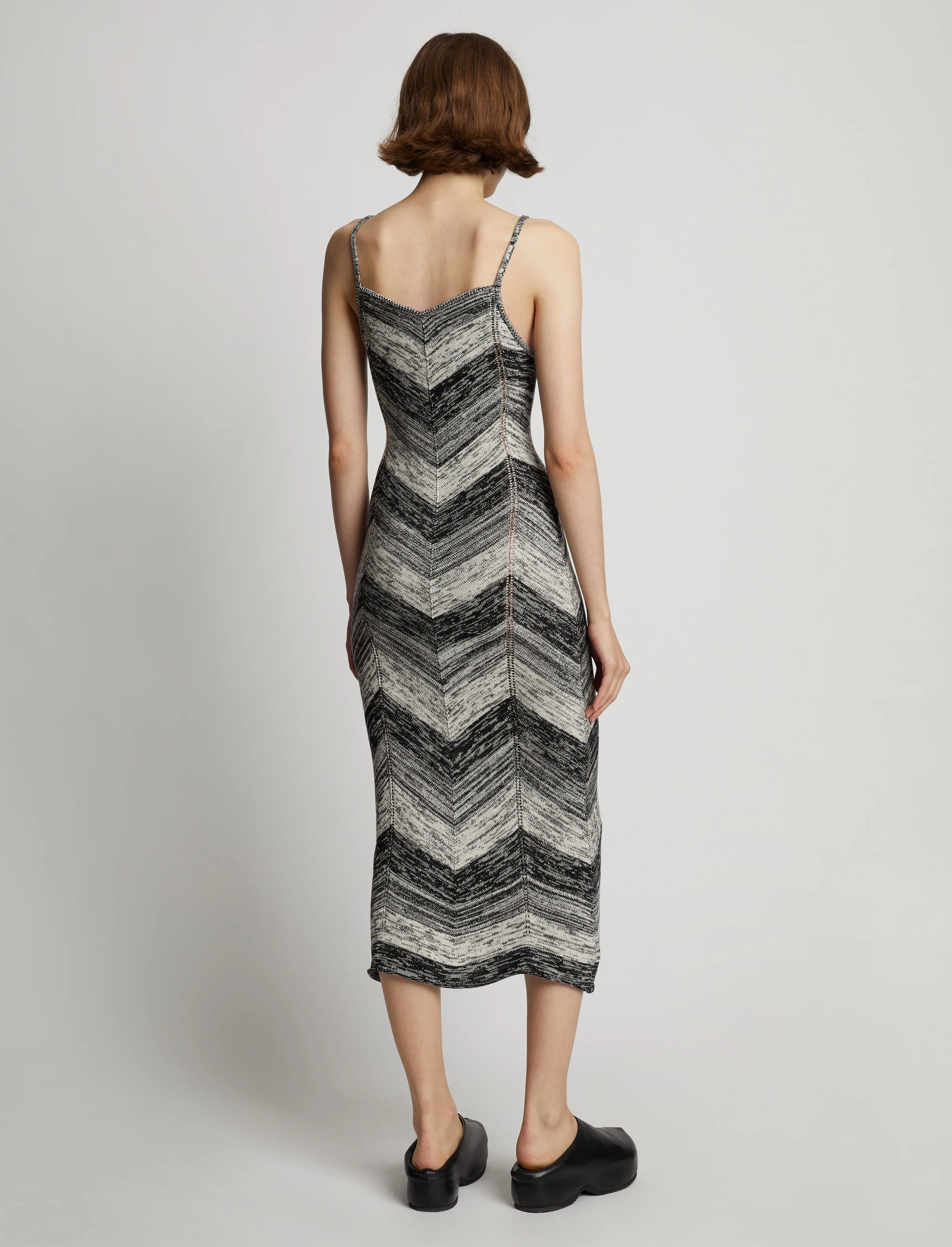 Marled Stripe Knit Maxi Dress sold by Proenza Schouler product image thumbnail 4