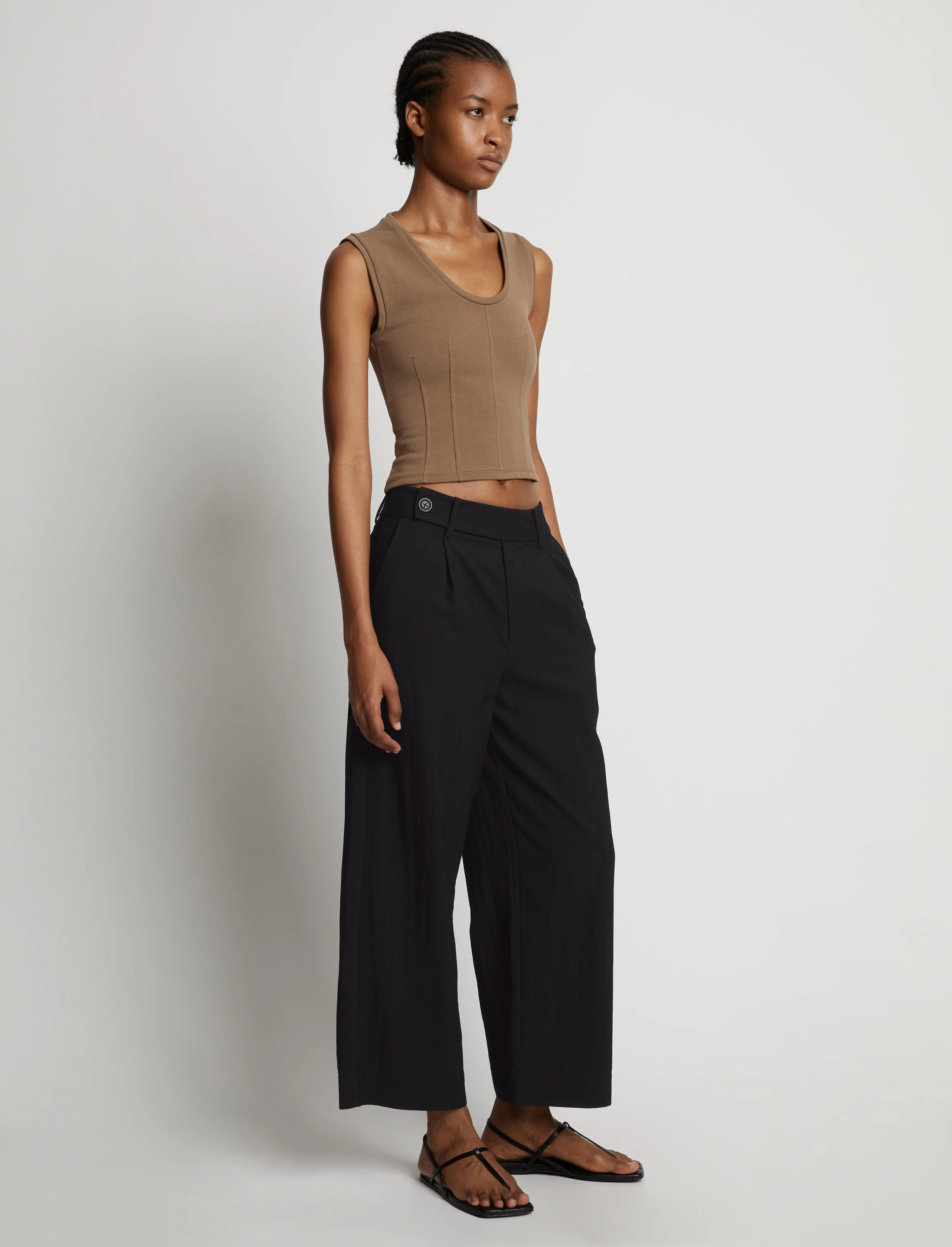 Drapey Suiting Wide Leg Pants sold by Proenza Schouler product image thumbnail 3