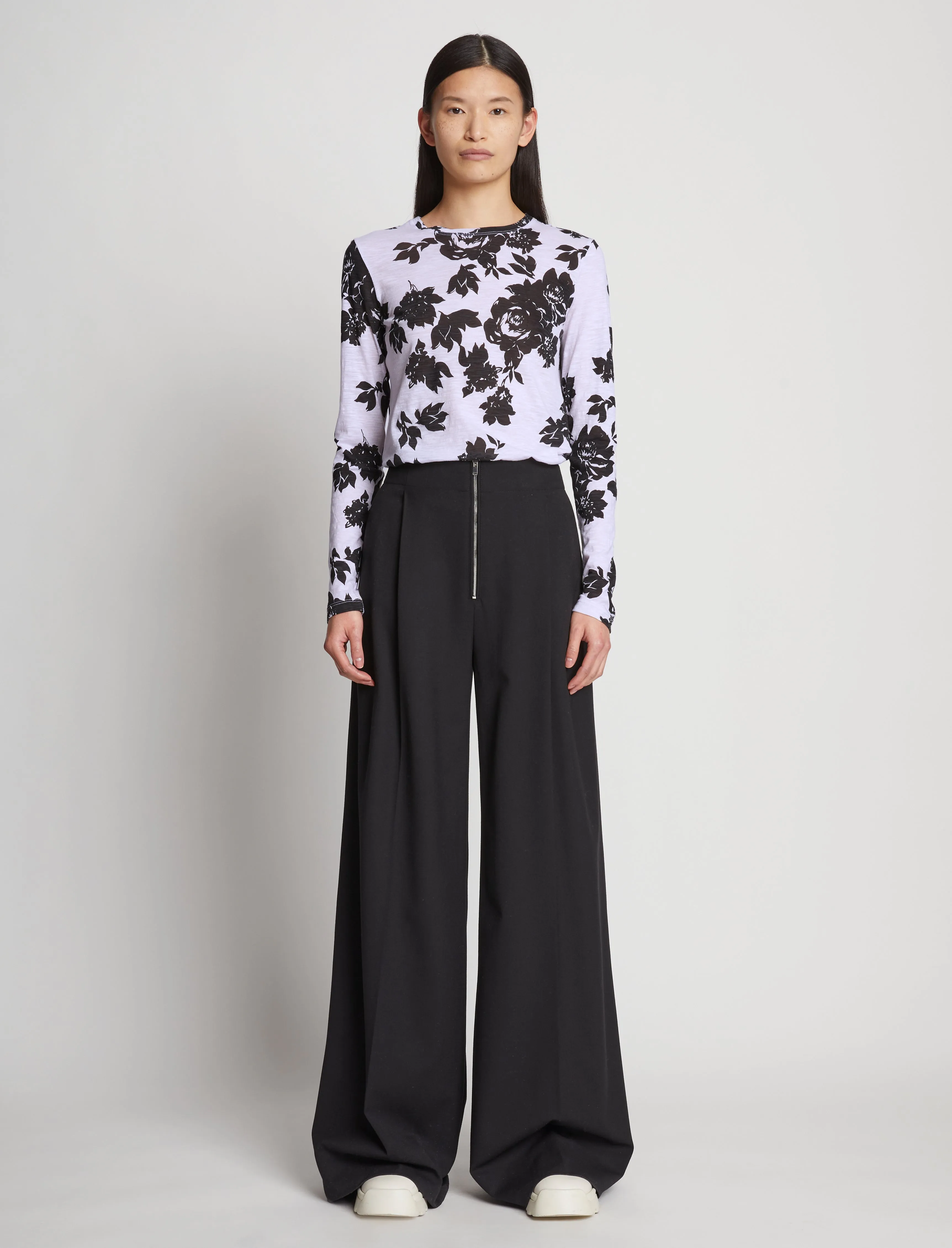 Printed Floral T-Shirt sold by Proenza Schouler product image thumbnail 3