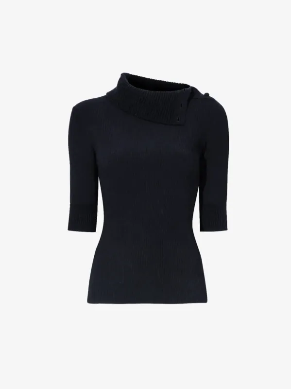 Daxton Sweater in Viscose Rib made by Proenza Schouler